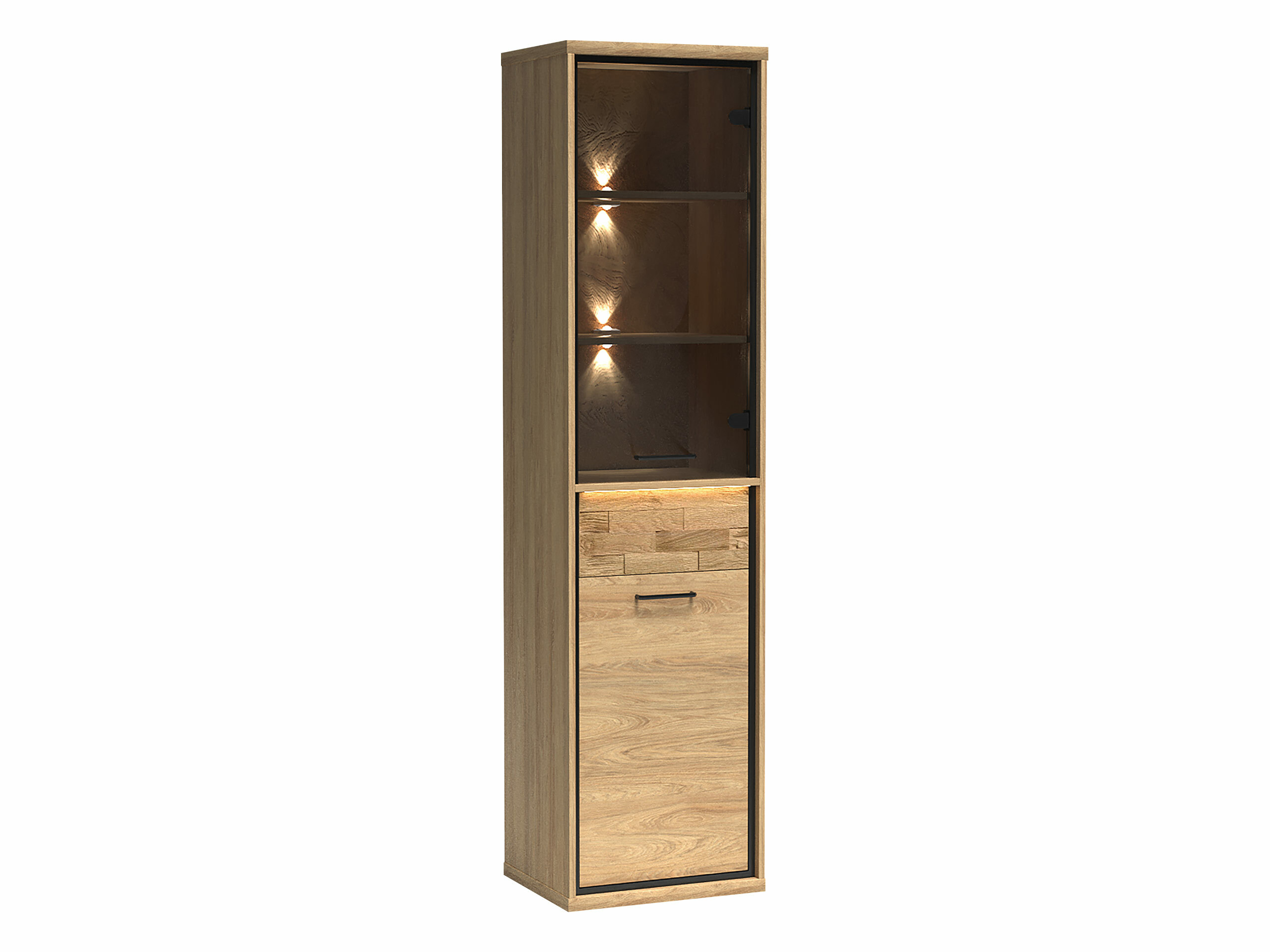 Boekenkast Etrmoni 108 (Licht hout + Eiken)