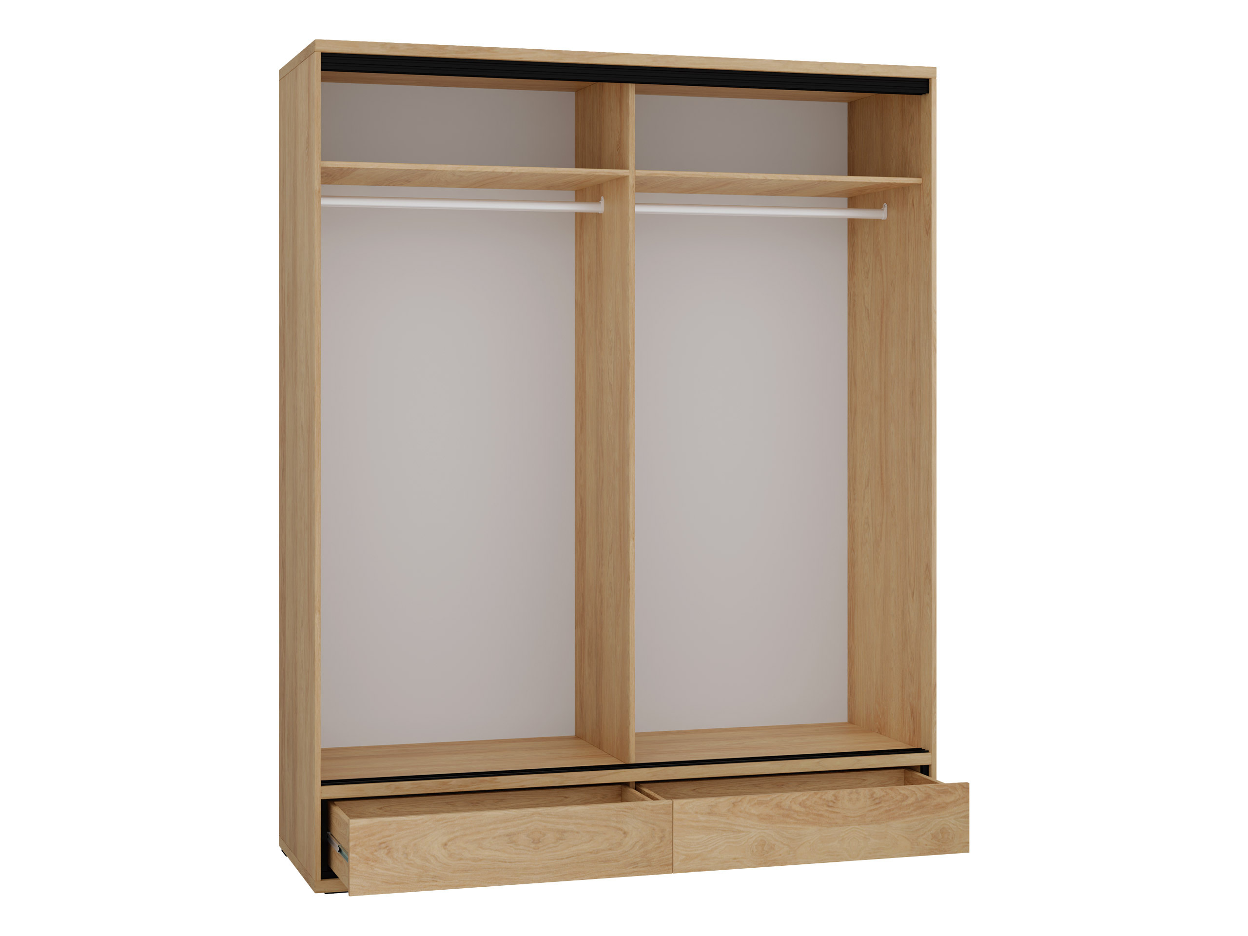 Kledingkast Etrmoni 109 (Licht hout + Eiken)
