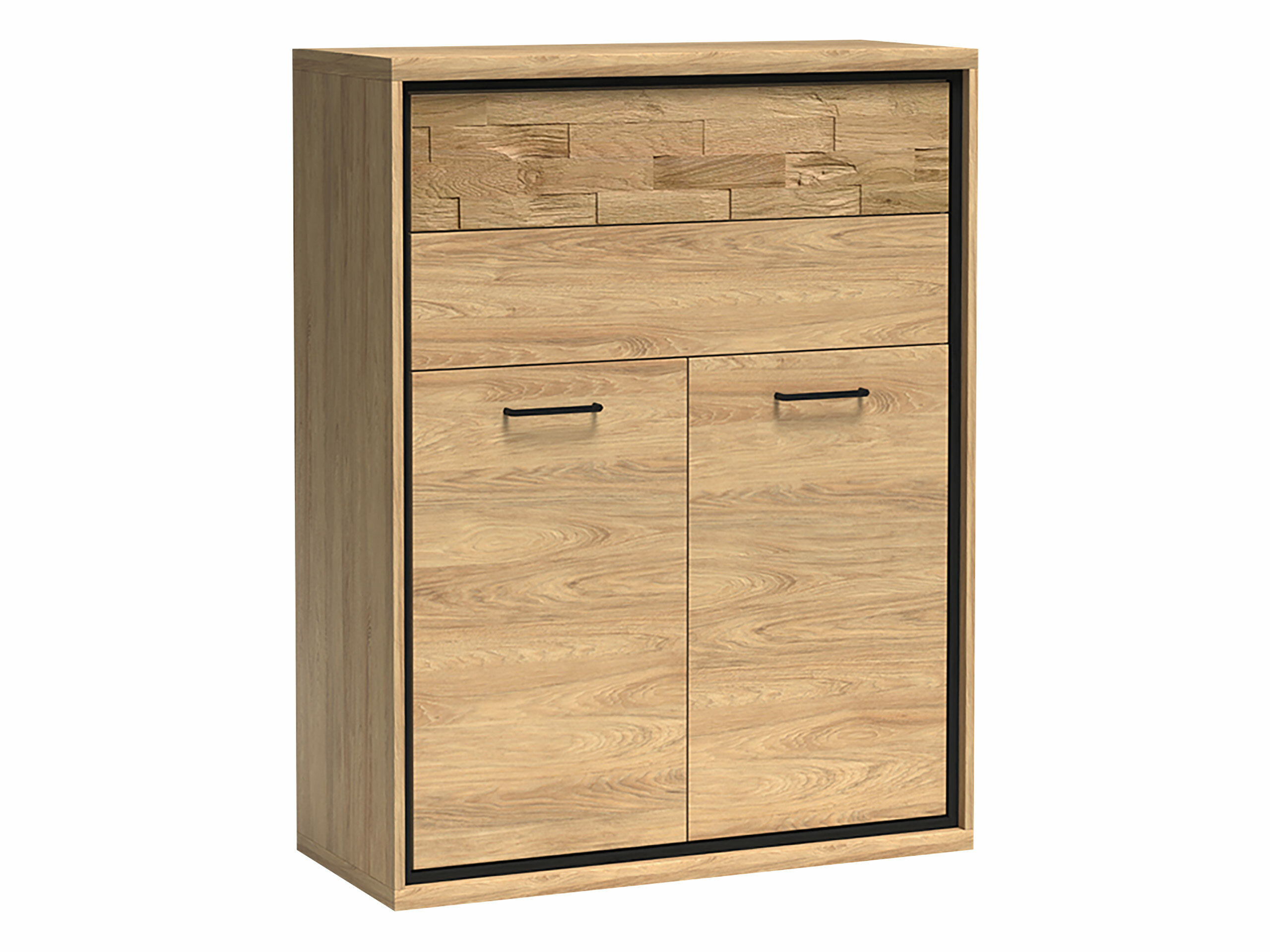 Ladekast Etrmoni 103 (Licht hout + Eiken)