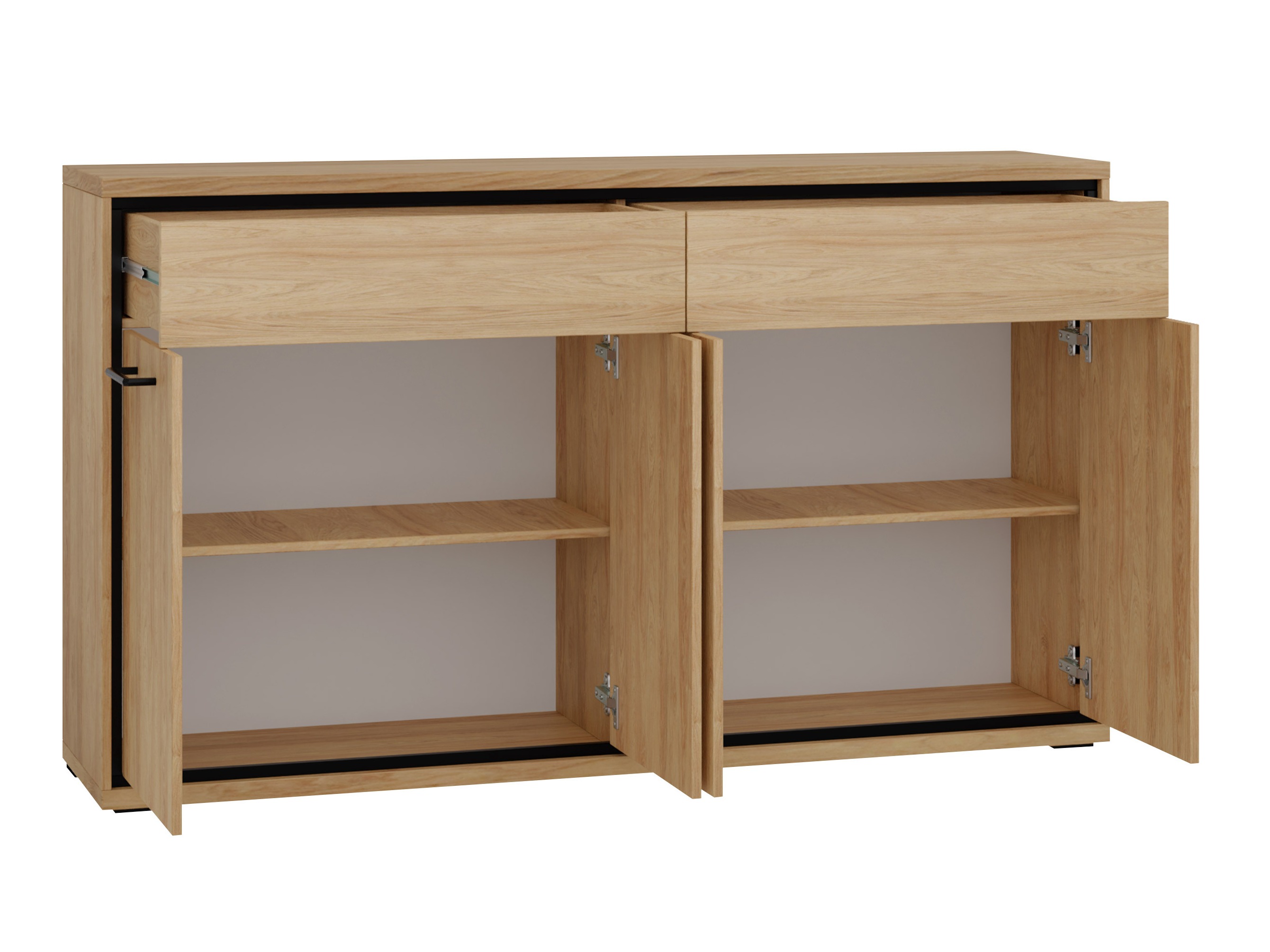 Slaapkamerset Etrmoni 122 (Licht hout + Eiken)