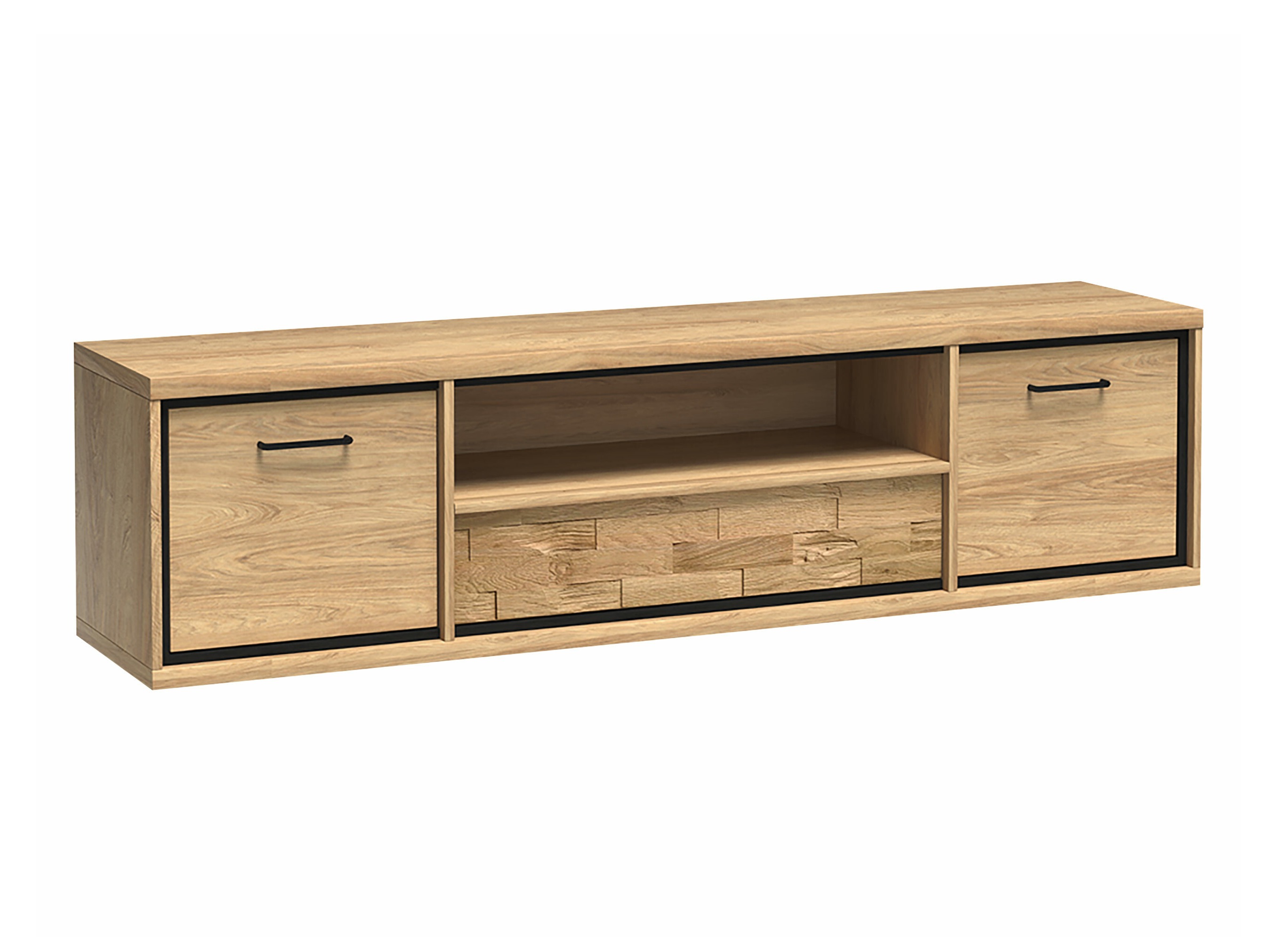 TV-meubel Etrmoni 111 (Licht hout + Eiken)