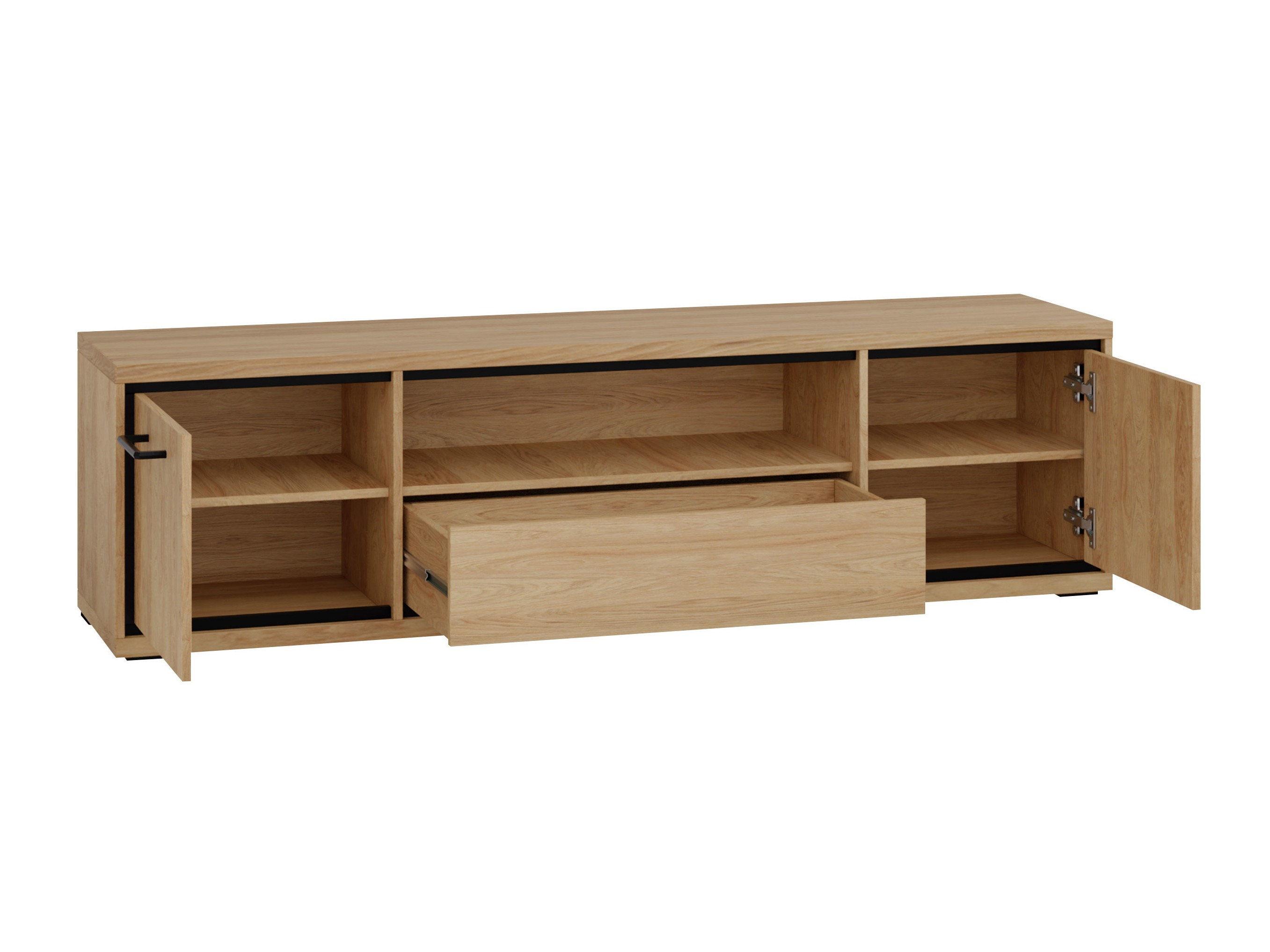 TV-meubel Etrmoni 111 (Licht hout + Eiken)