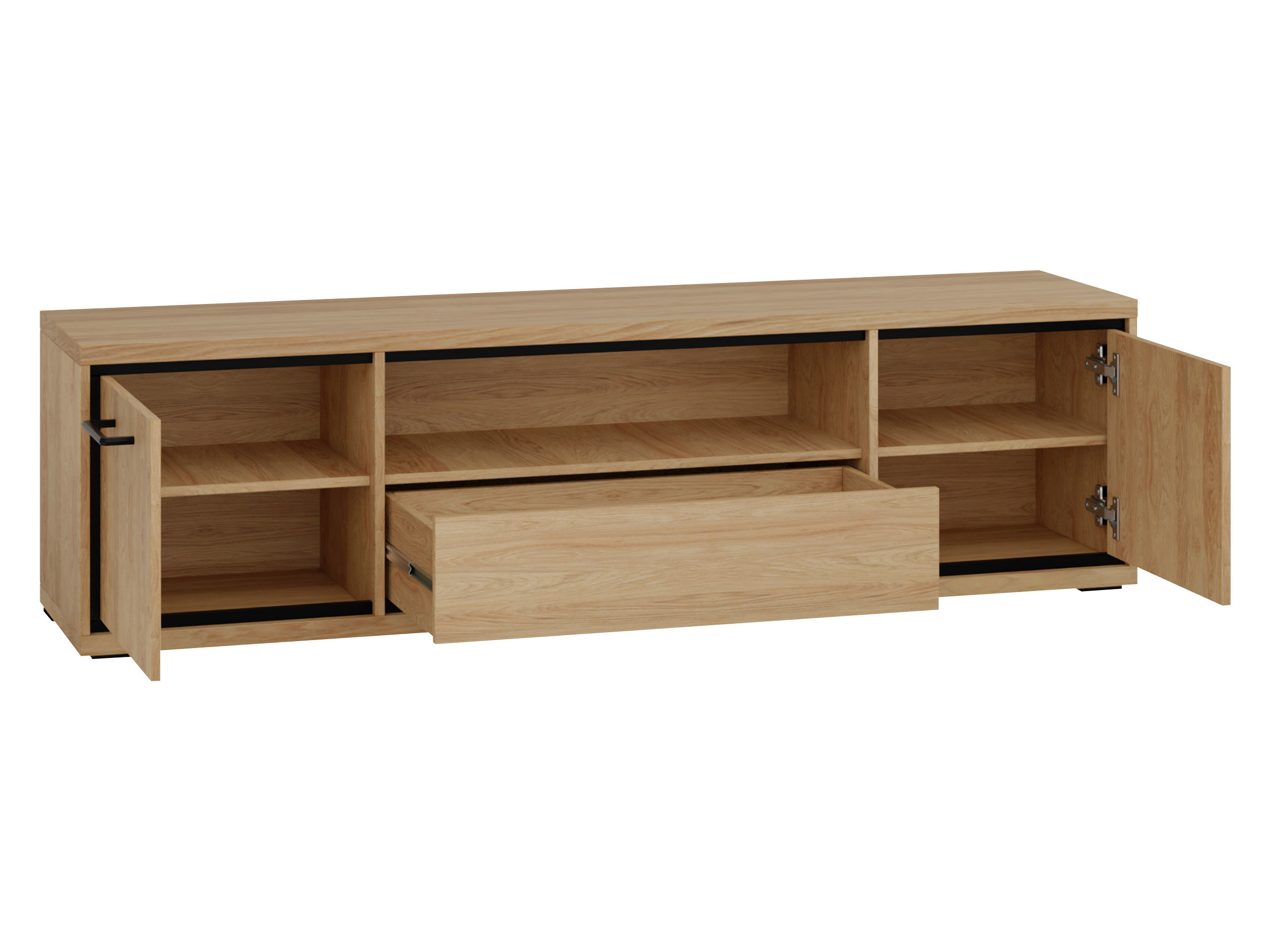 Woonkamerset Etrmoni 118 (Licht hout + Eiken)