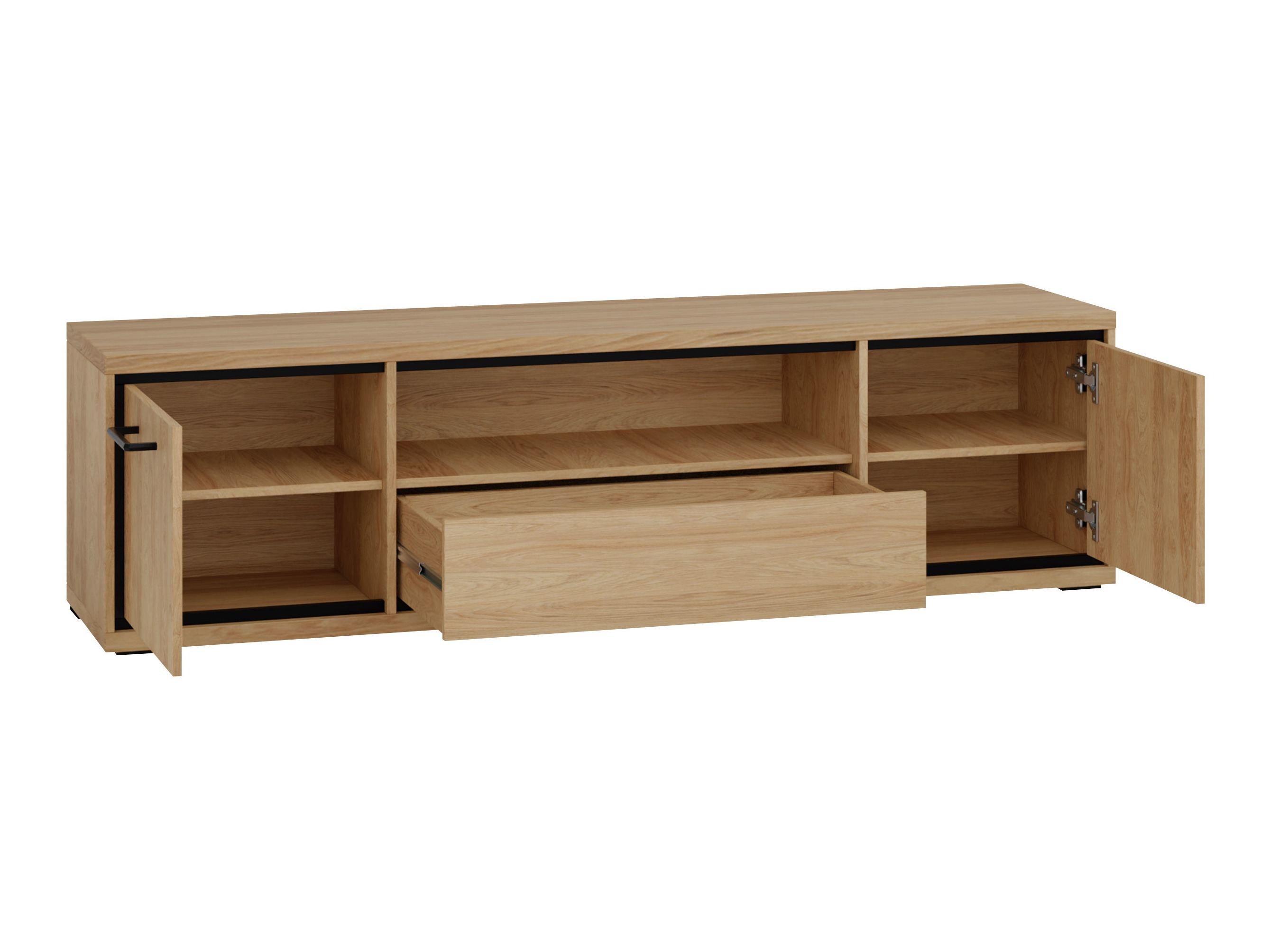 Woonkamerset Etrmoni 118 (Licht hout + Eiken)