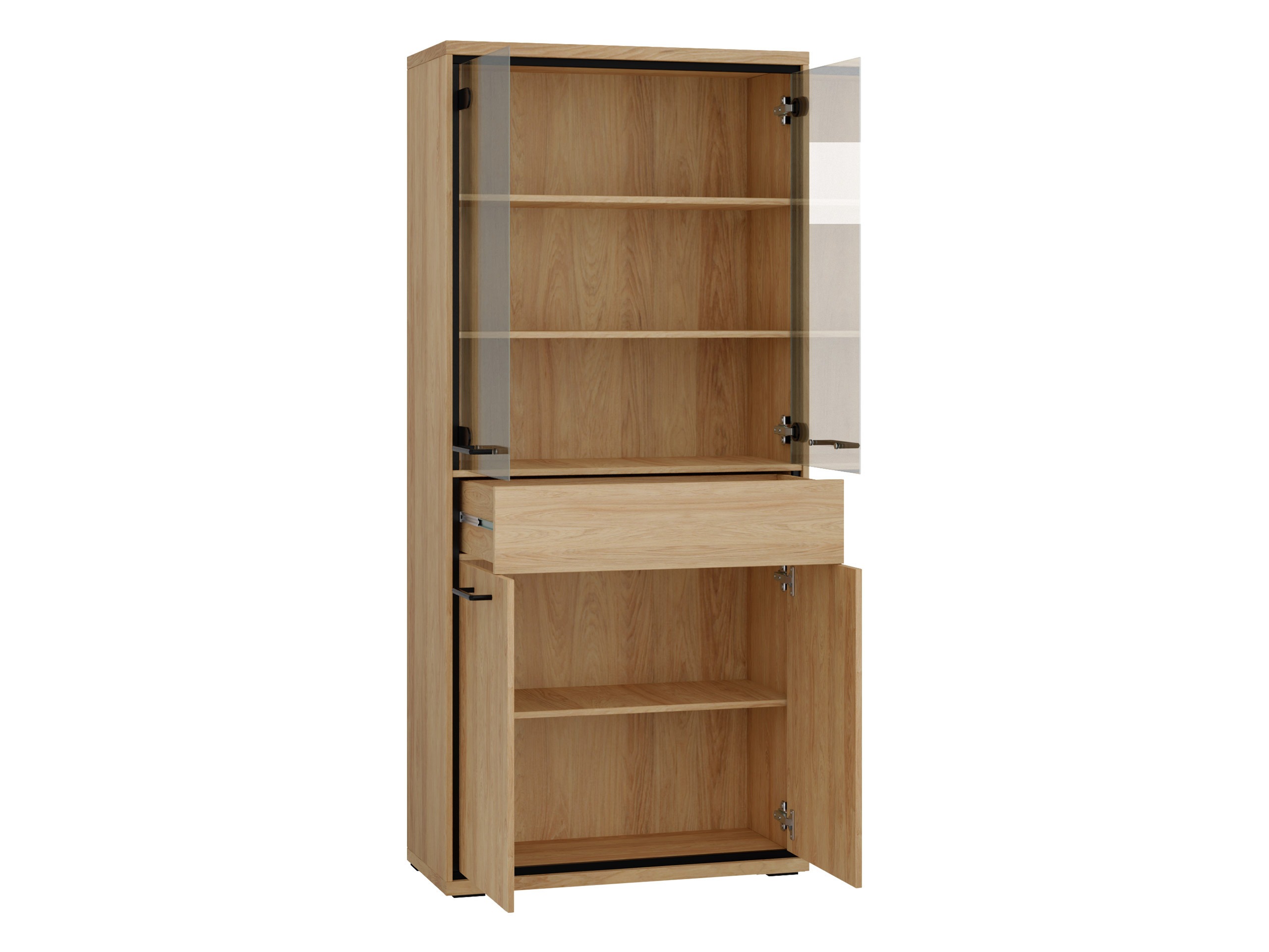 Woonkamerset Etrmoni 119 (Licht hout + Eiken)