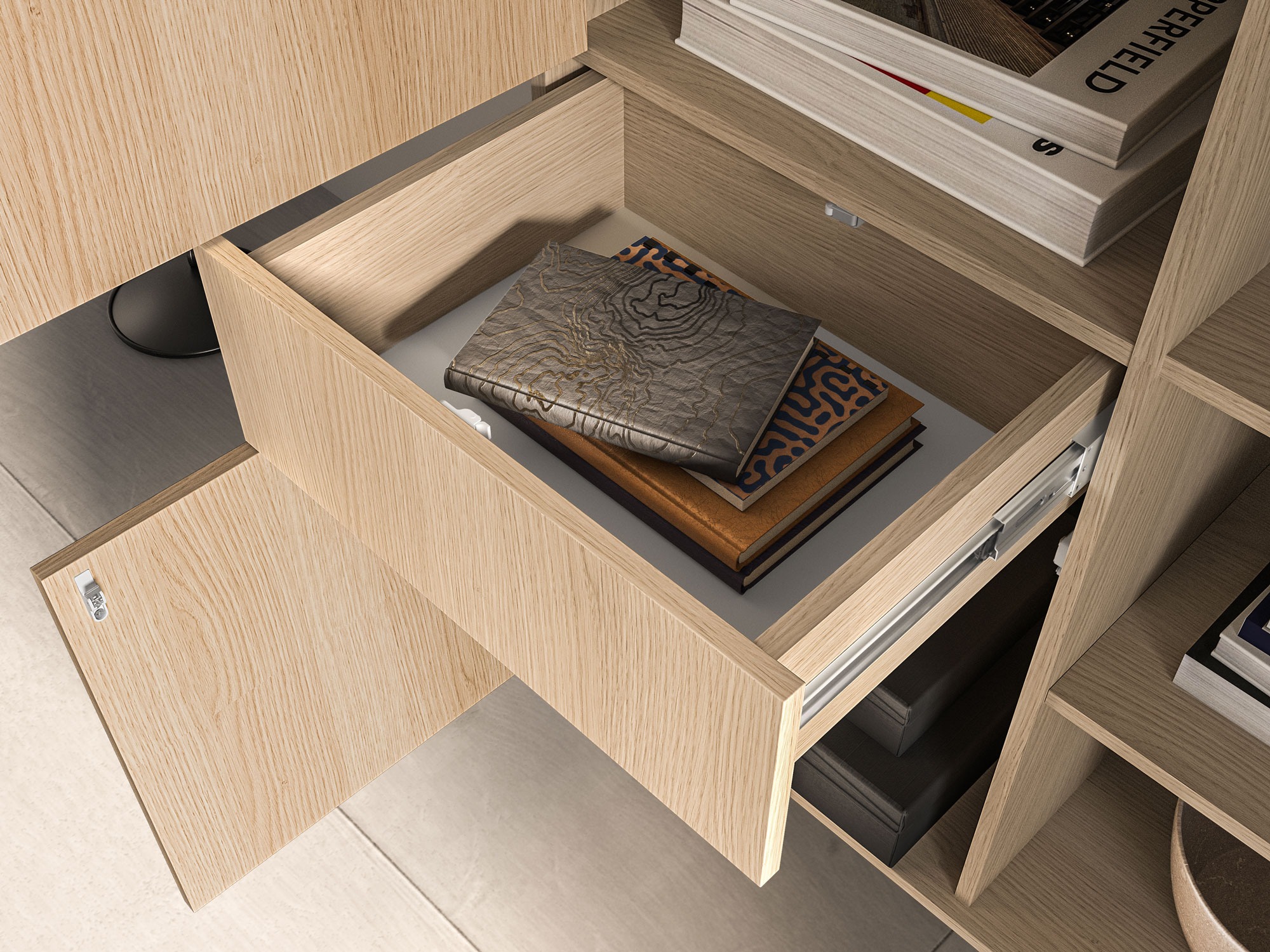 Boekenkast Virsalo 100 (Eiken)