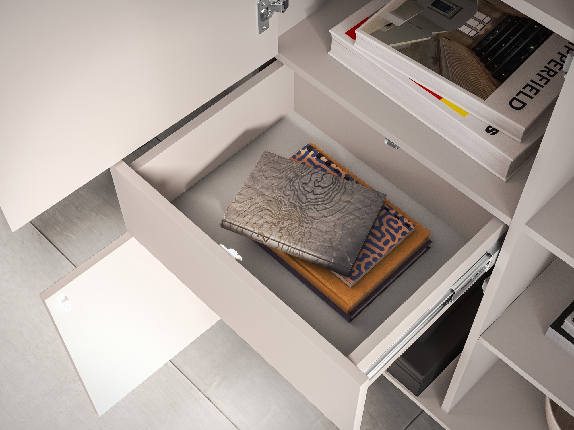 Boekenkast Virsalo 100 (Kasjmier)