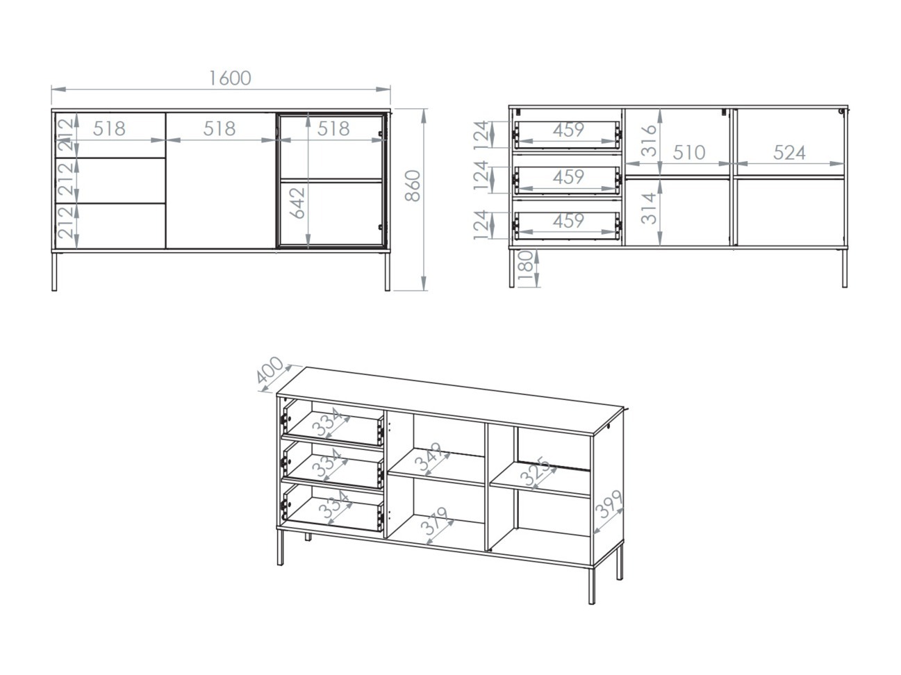 Ladekast Virsalo 101 (Kasjmier)