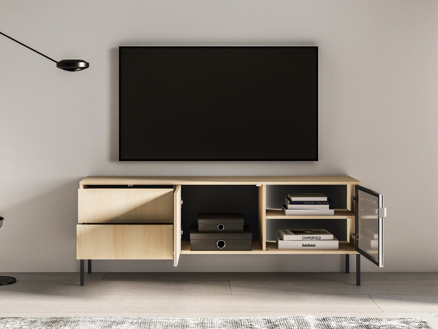 TV-meubel Virsalo 103 (Eiken)