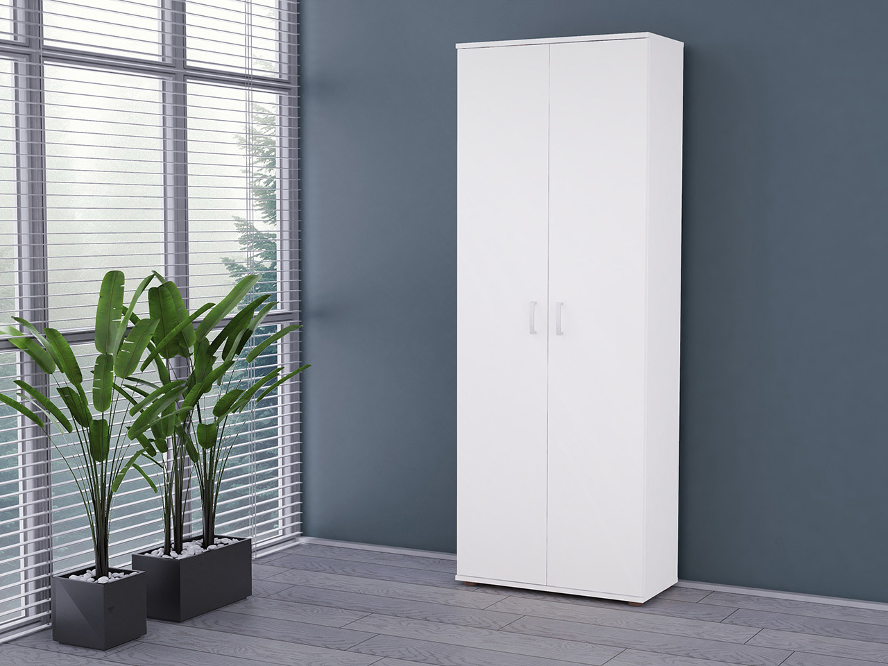 Boekenkast Bristol 135 (Wit)