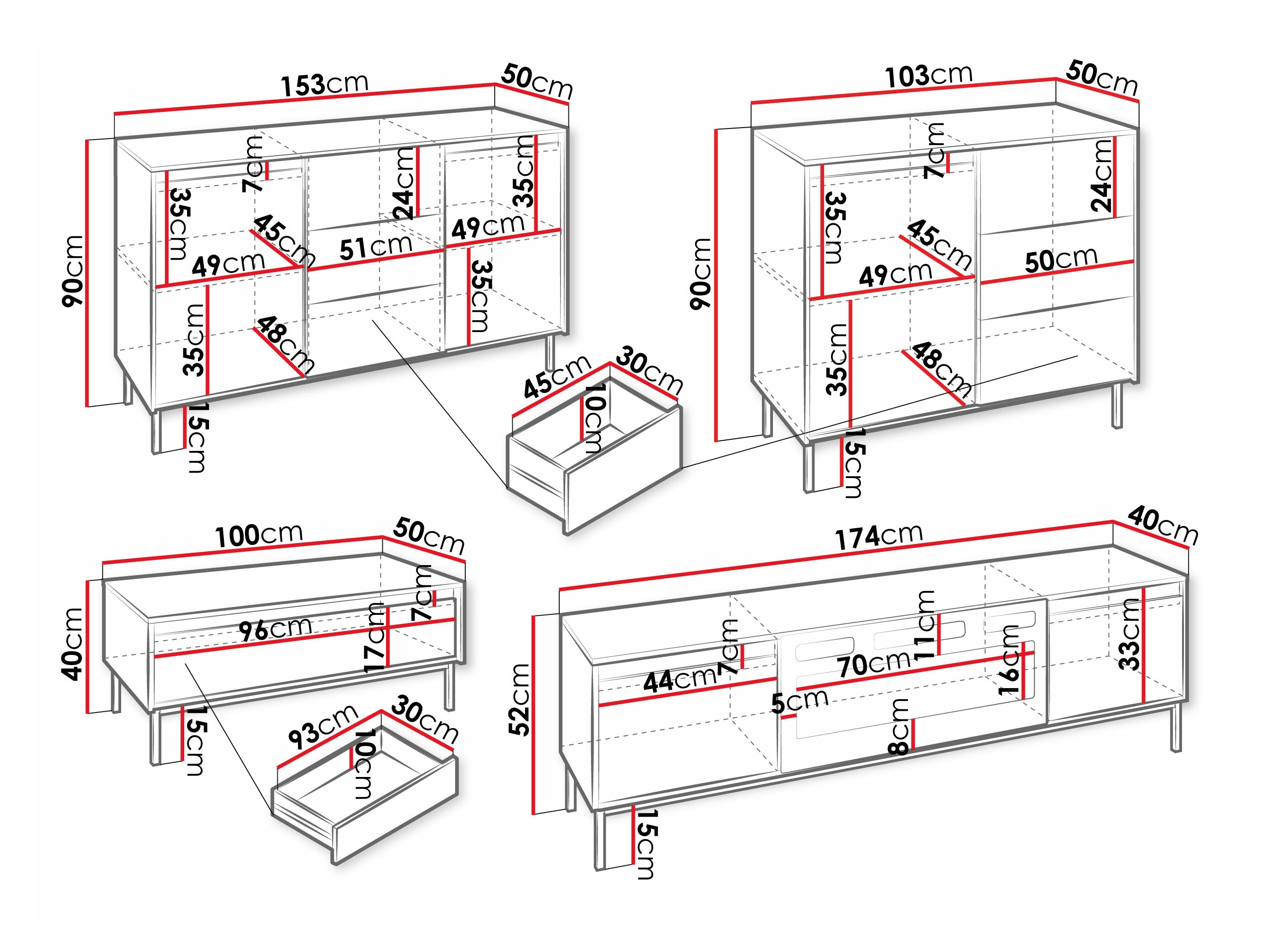 Woonkamerset Comfivo Delruva III (Wit)