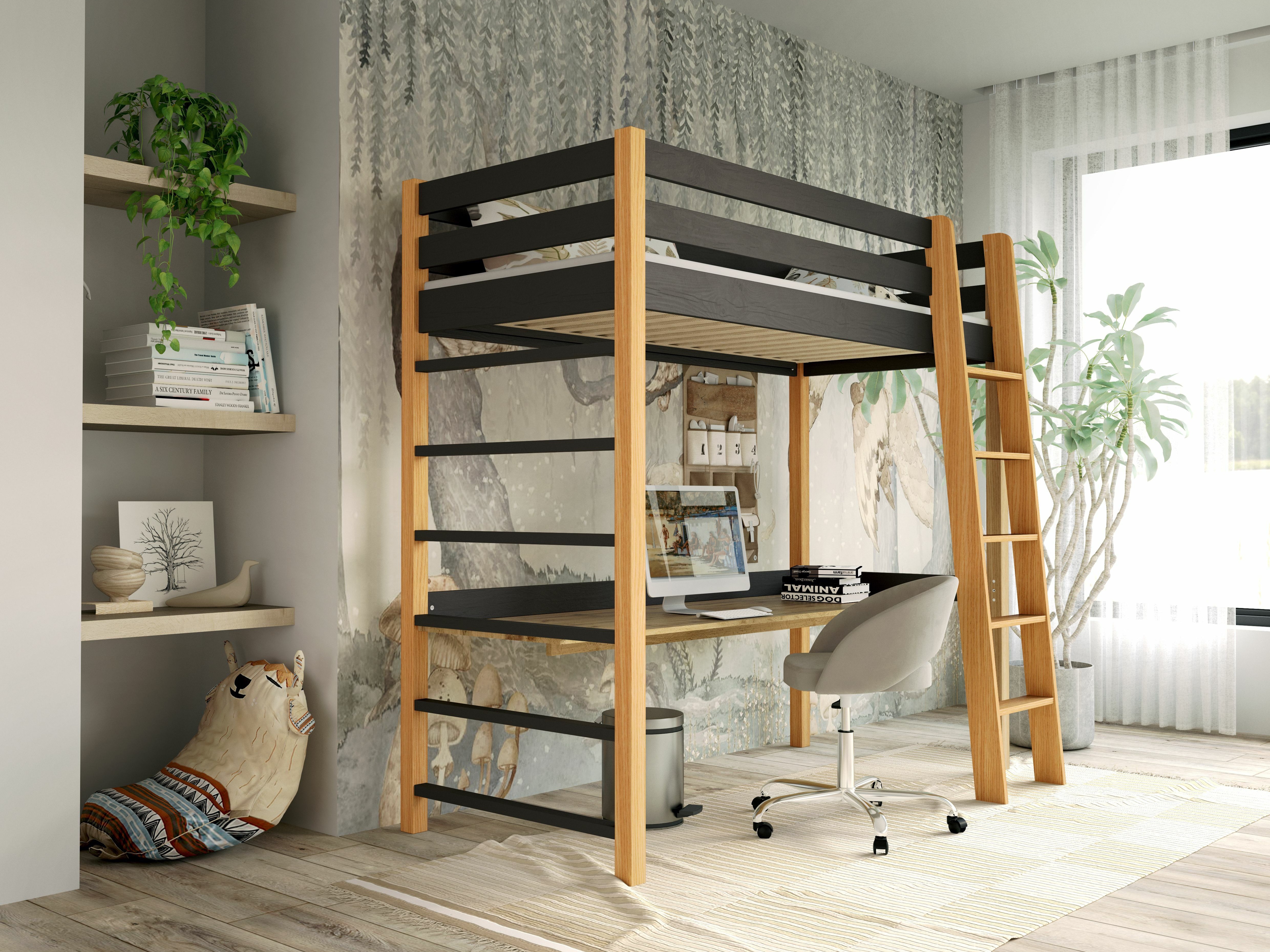 Hoogslapers Ogden 173 (Zwart)