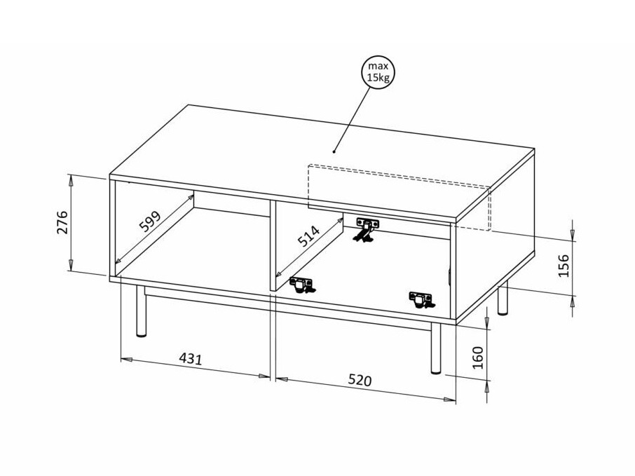 Salontafel Avimera 104