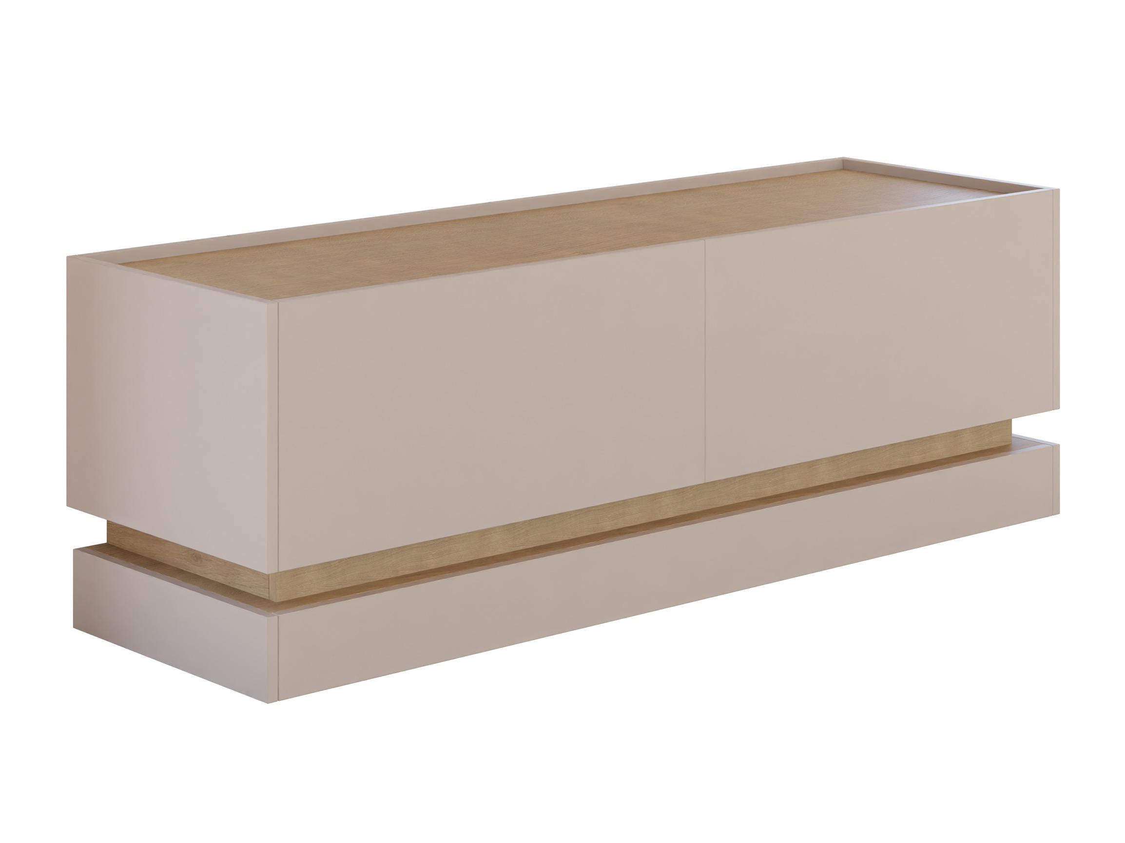 TV-meubel Comfivo Tilia I (Lichtbruin + Eiken)