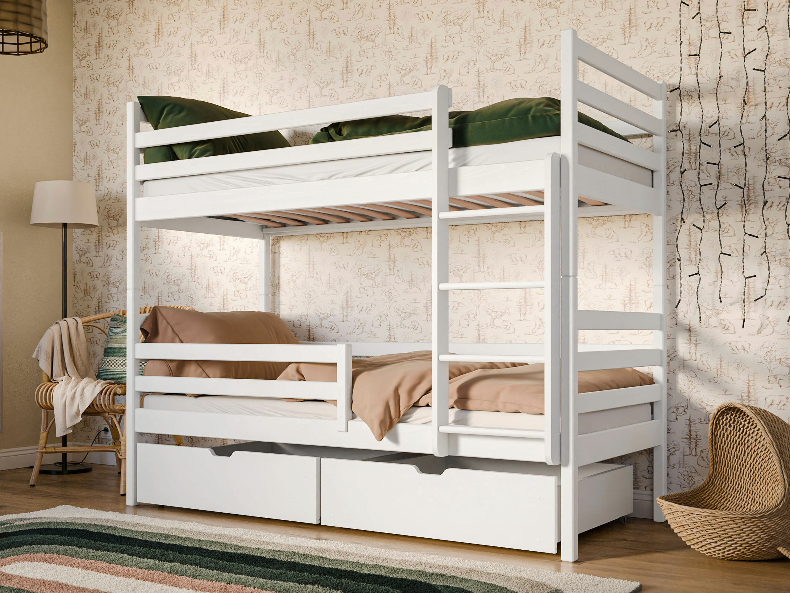 Stapelbed Vista 101 (Wit)