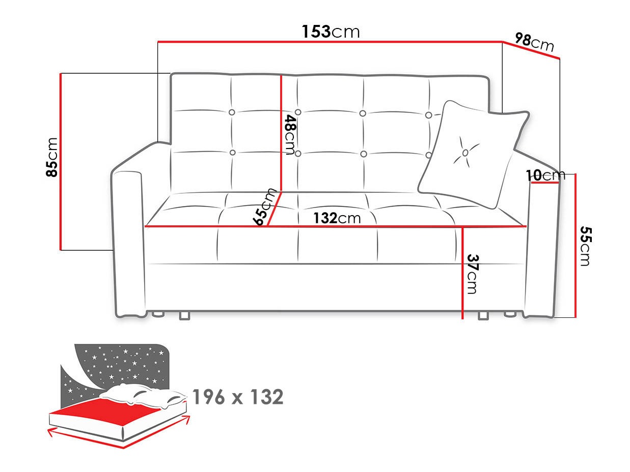 Slaapbank Seruna III (Nazar 225.01)