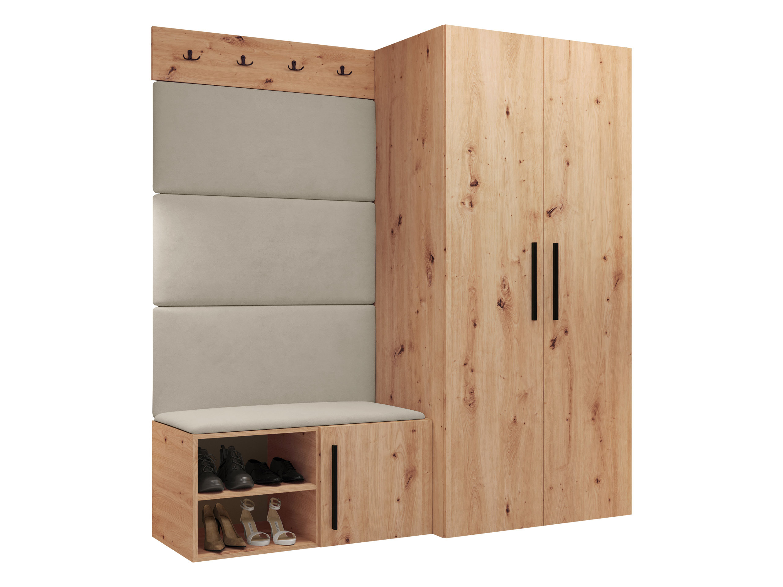 Gangmeubelset Nitos I (Artisan eiken)