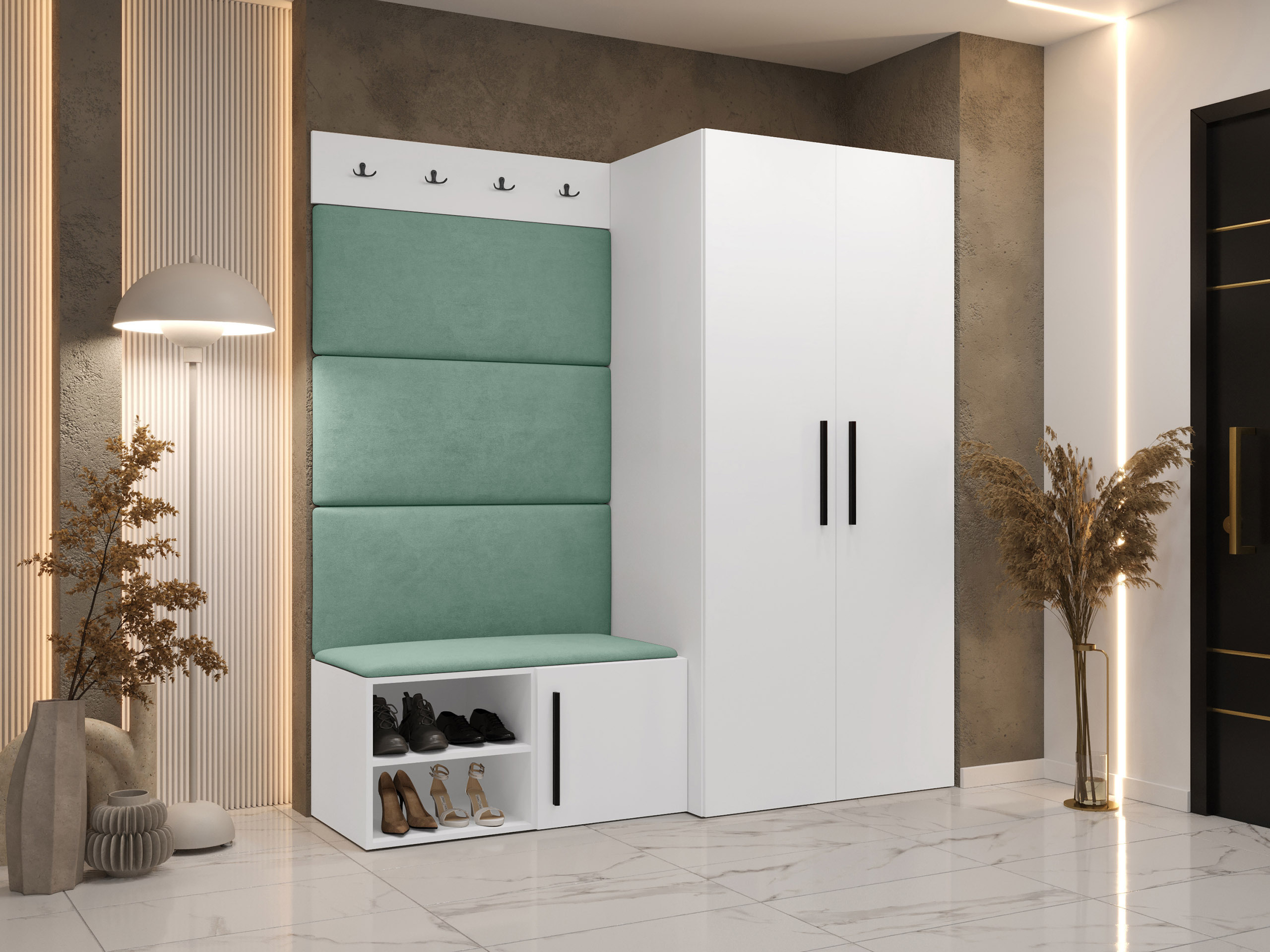 Gangmeubelset Nitos I (Wit)