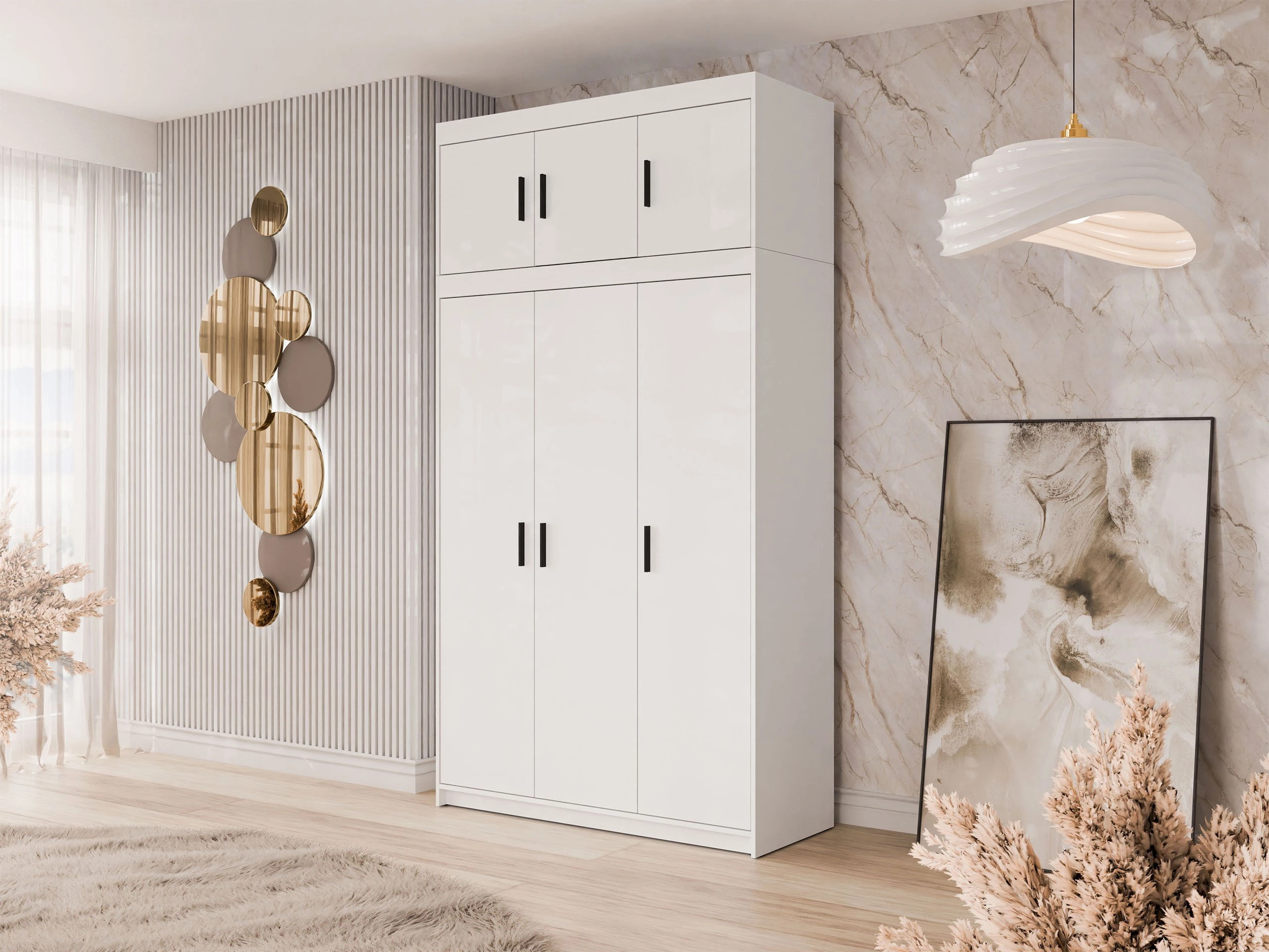 Kledingkast Novduni 104 (Wit)