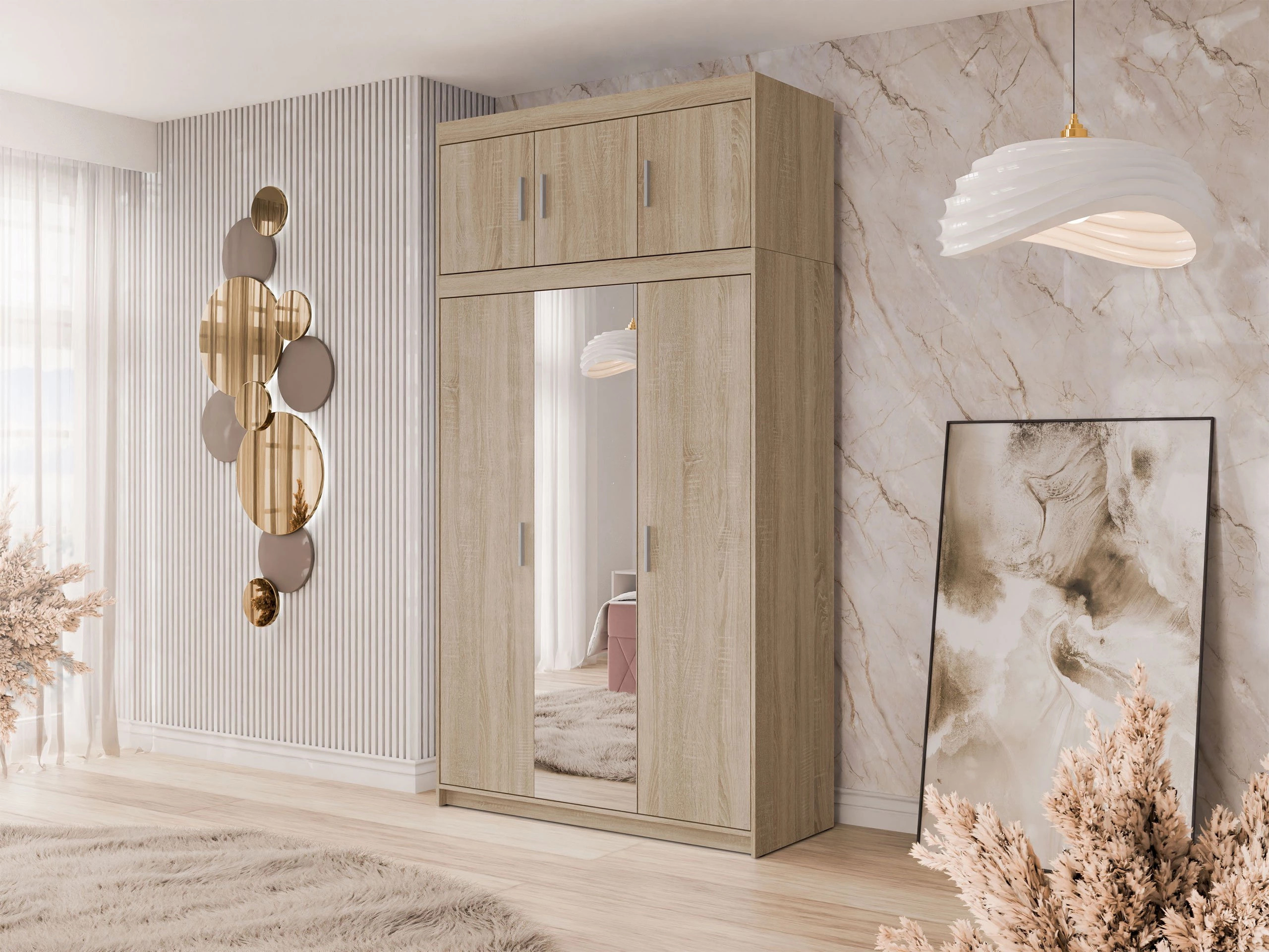 Kledingkast Novduni 105 (Sonoma eik)