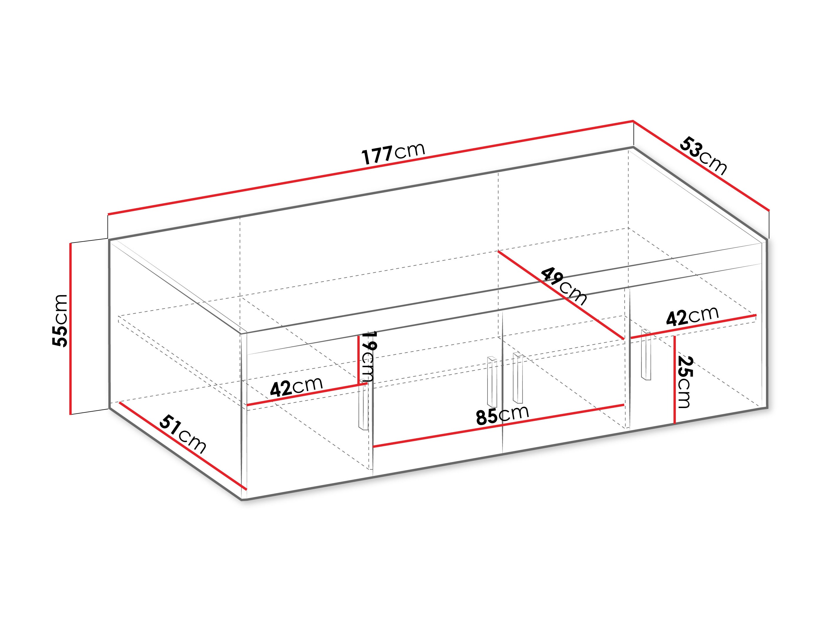 Dressoir Novduni 123 (Eiken)