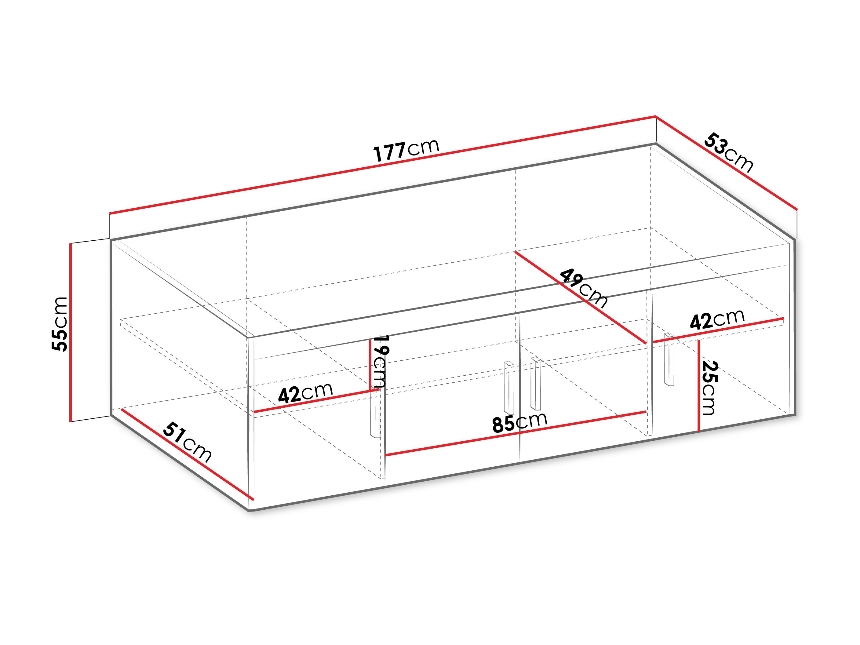 Dressoir Novduni 123 (Lefkas eik)