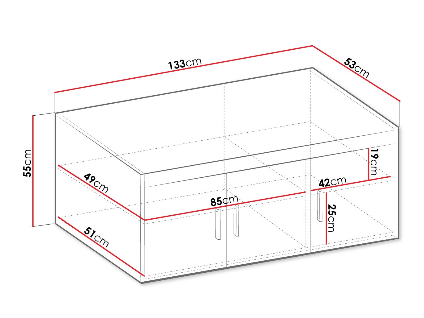 Dressoir Novduni 124 (Lefkas eik)