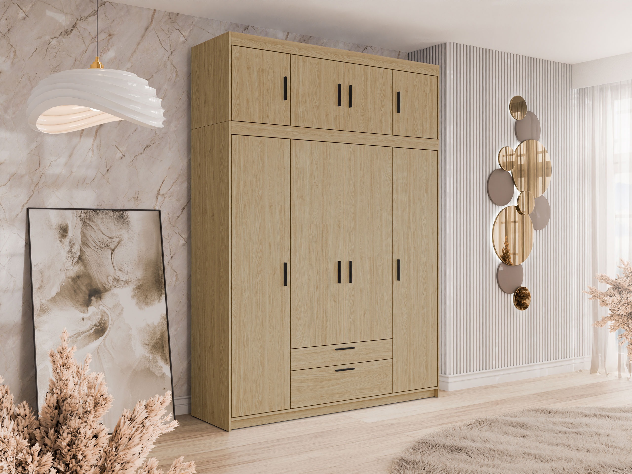 Kledingkast Novduni 106 (Eiken)