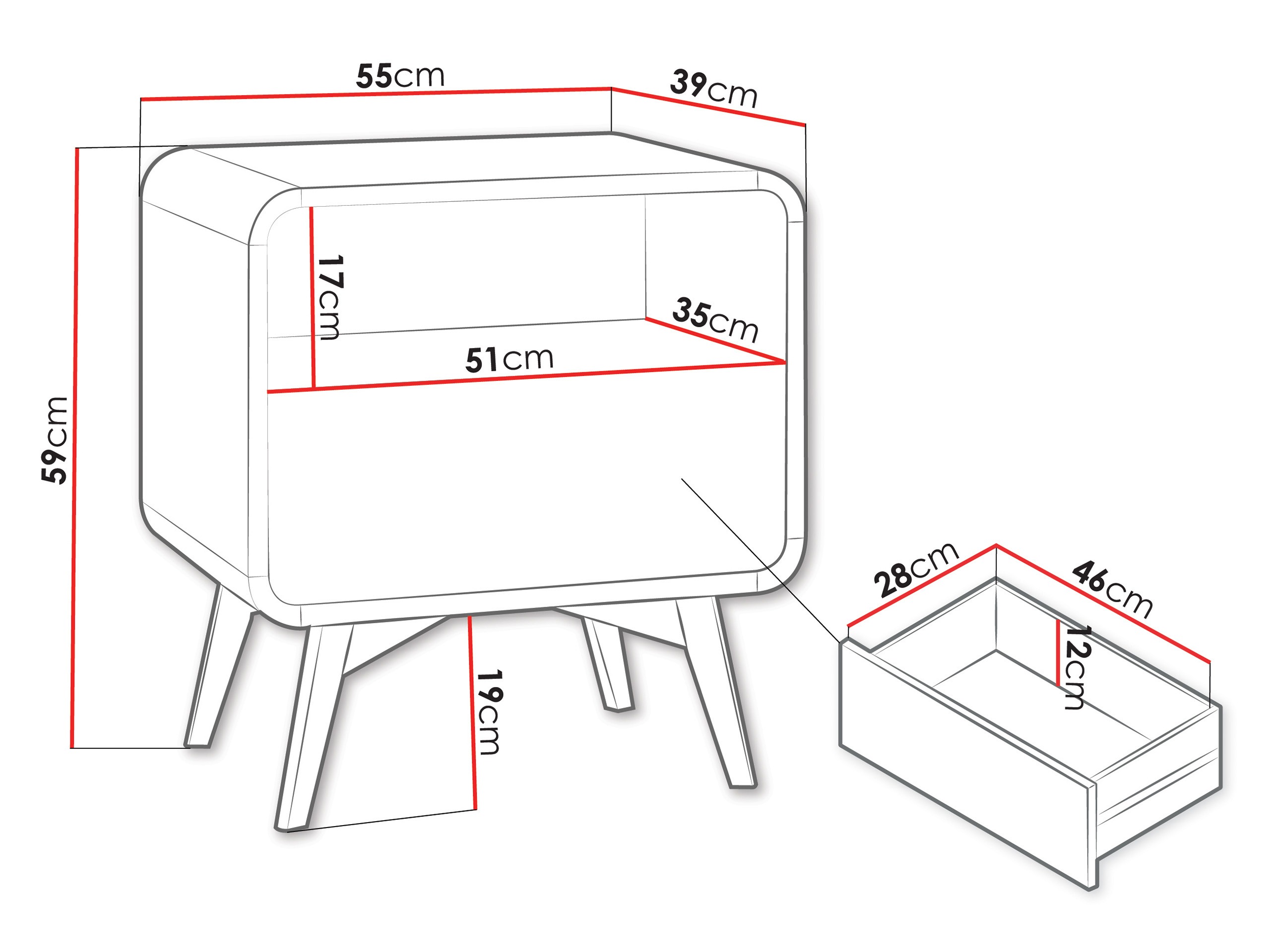 Nachtkastje Talsalo 106