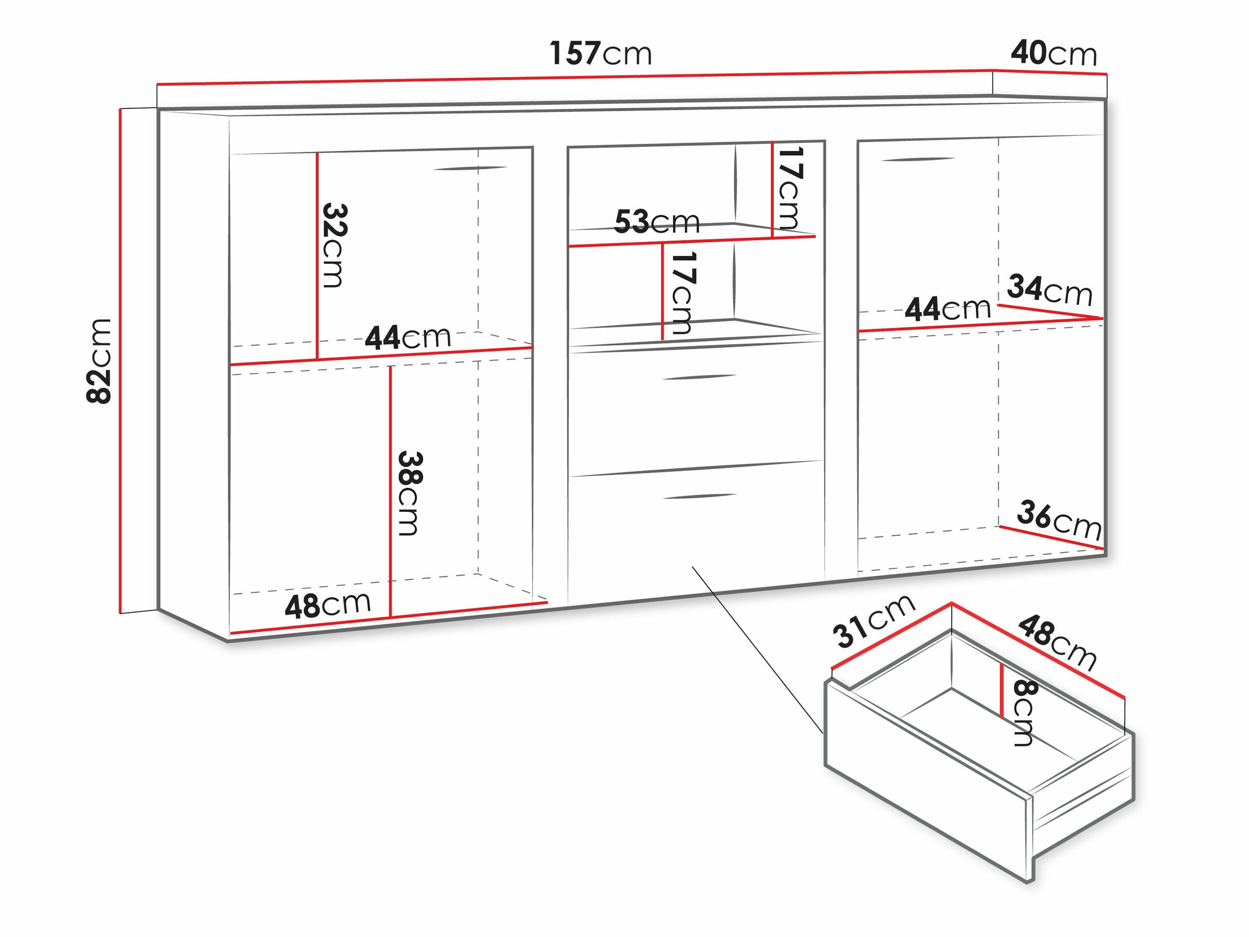 Ladekast Soca (Sonoma eik)
