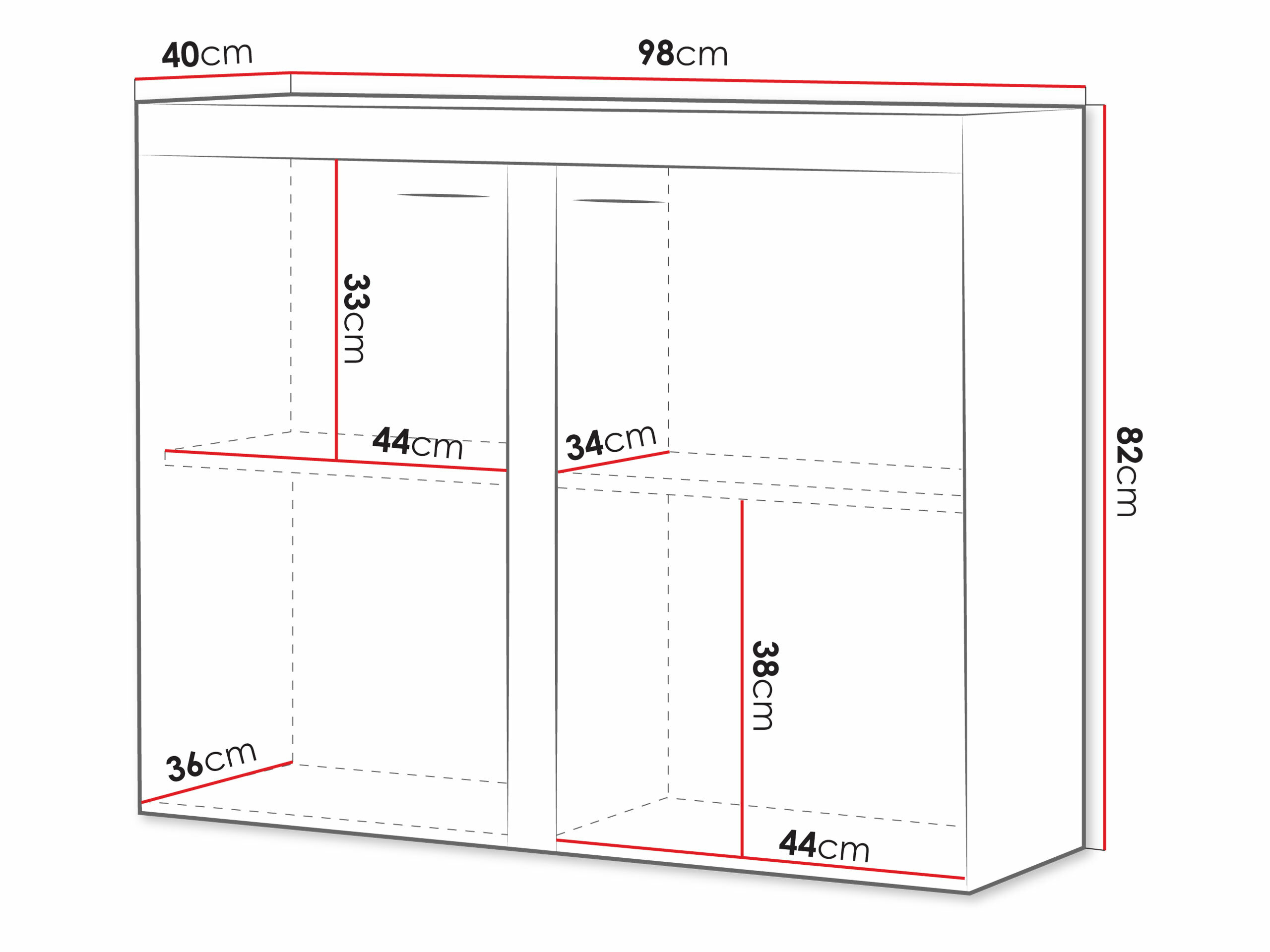 Dressoir Univio (Wit)