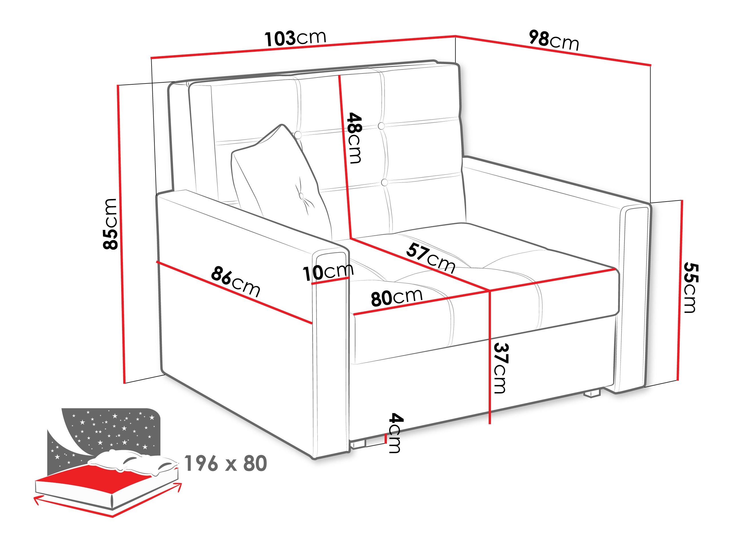 Fauteuil Columbus 101 (Tatum 279)