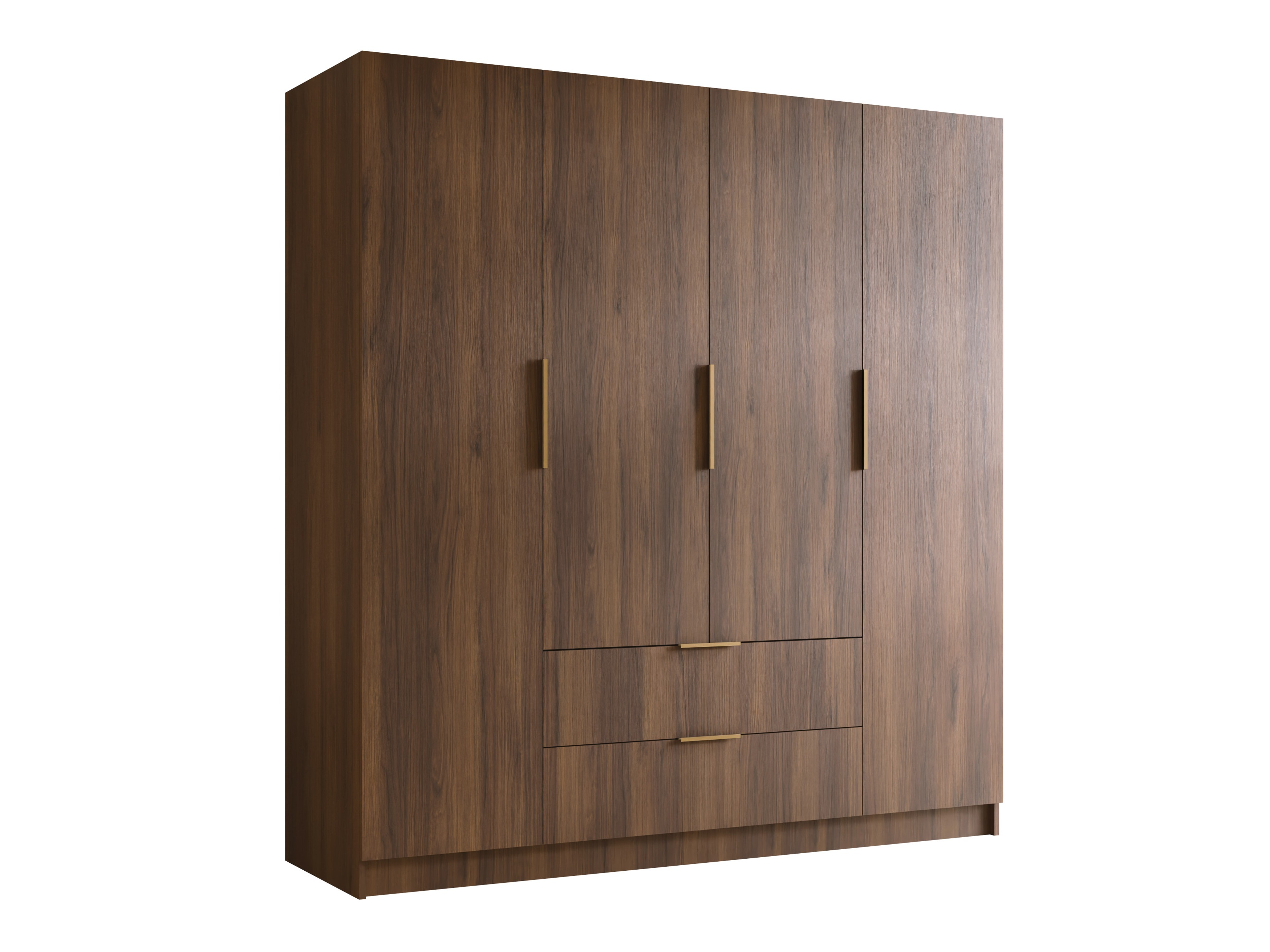Kledingkast Closico Cadron I (Notenhout)