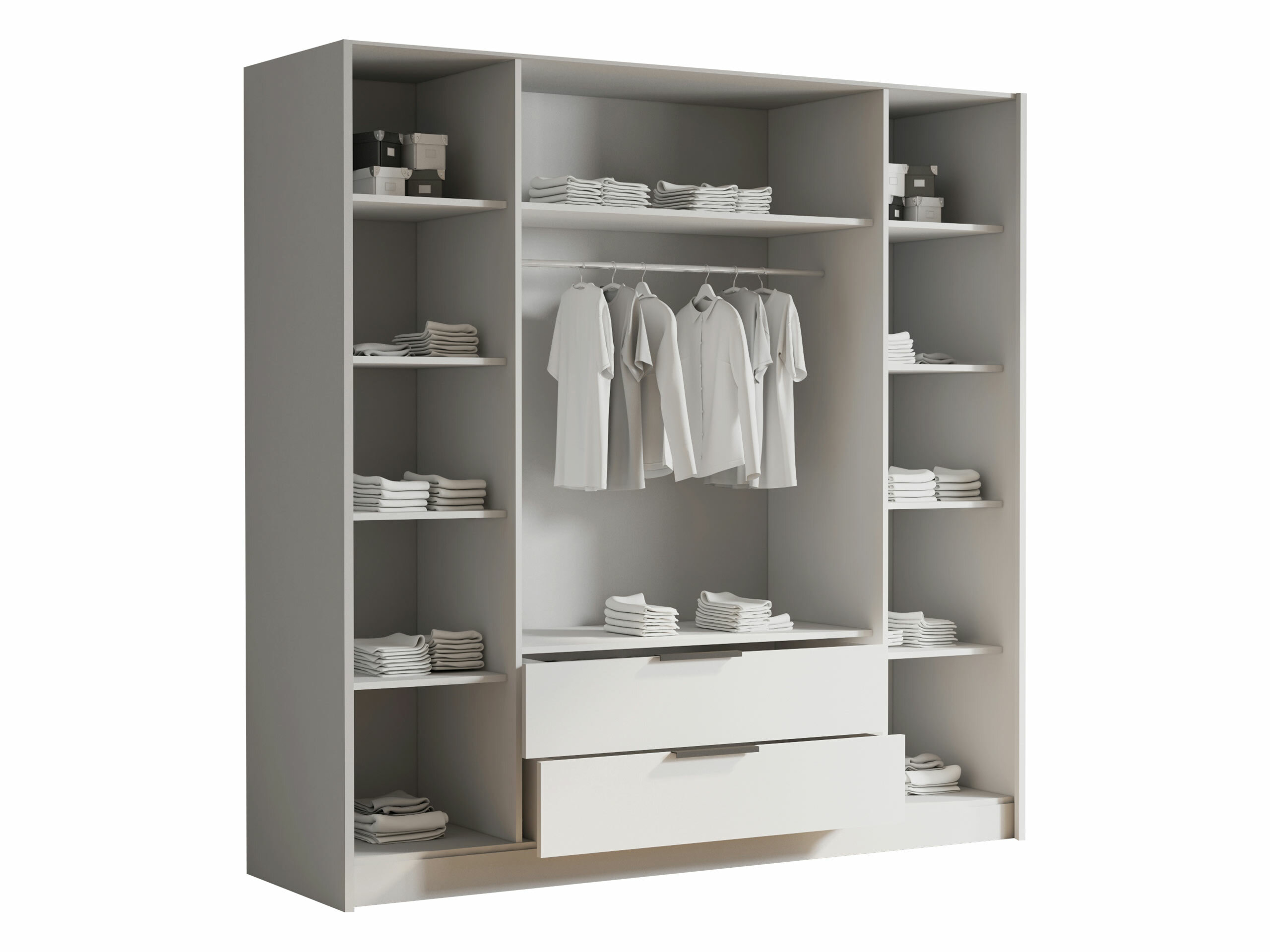 Kledingkast Closico Cadron I (Wit)