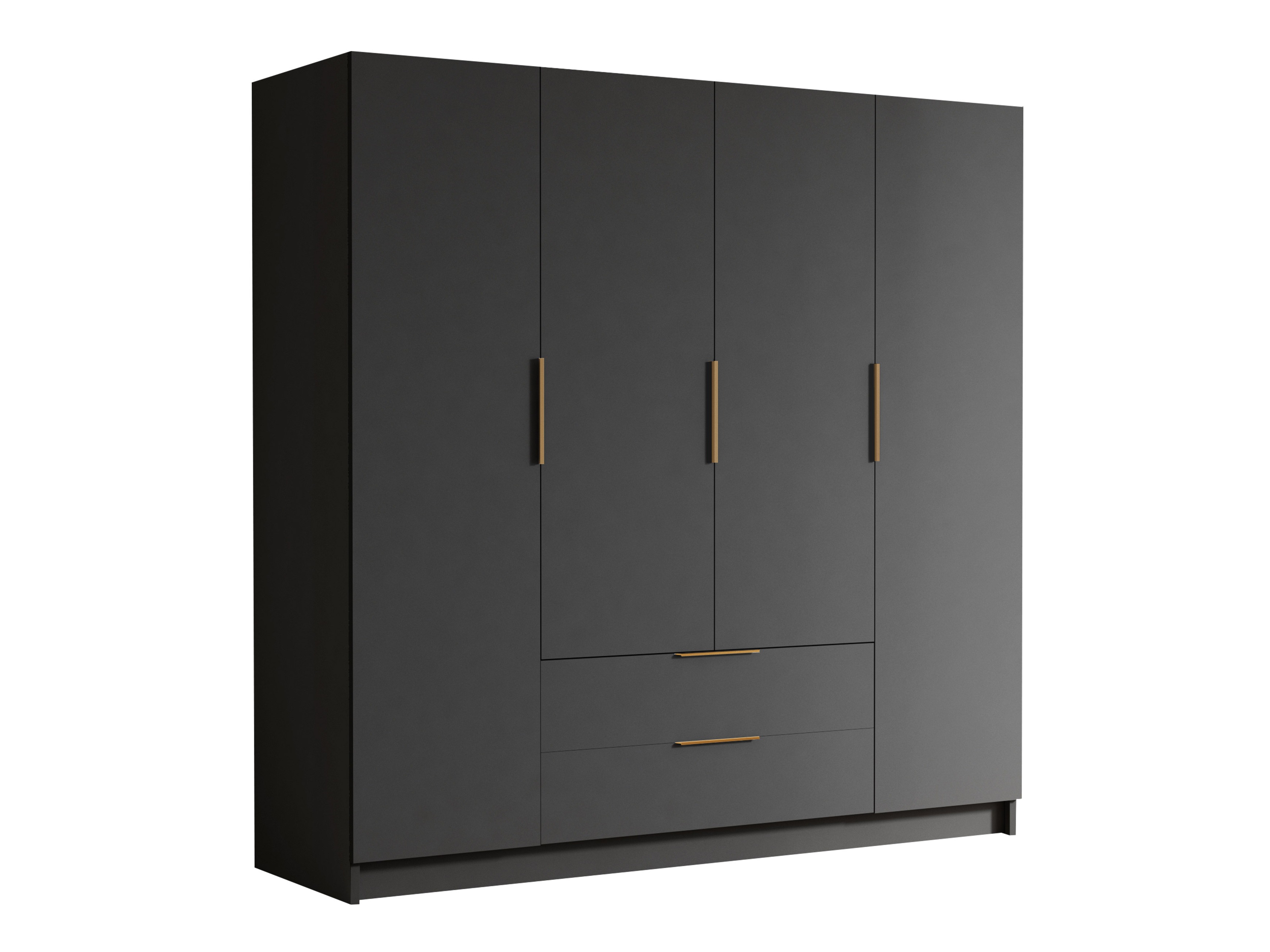 Kledingkast Closico Cadron I (Zwart)