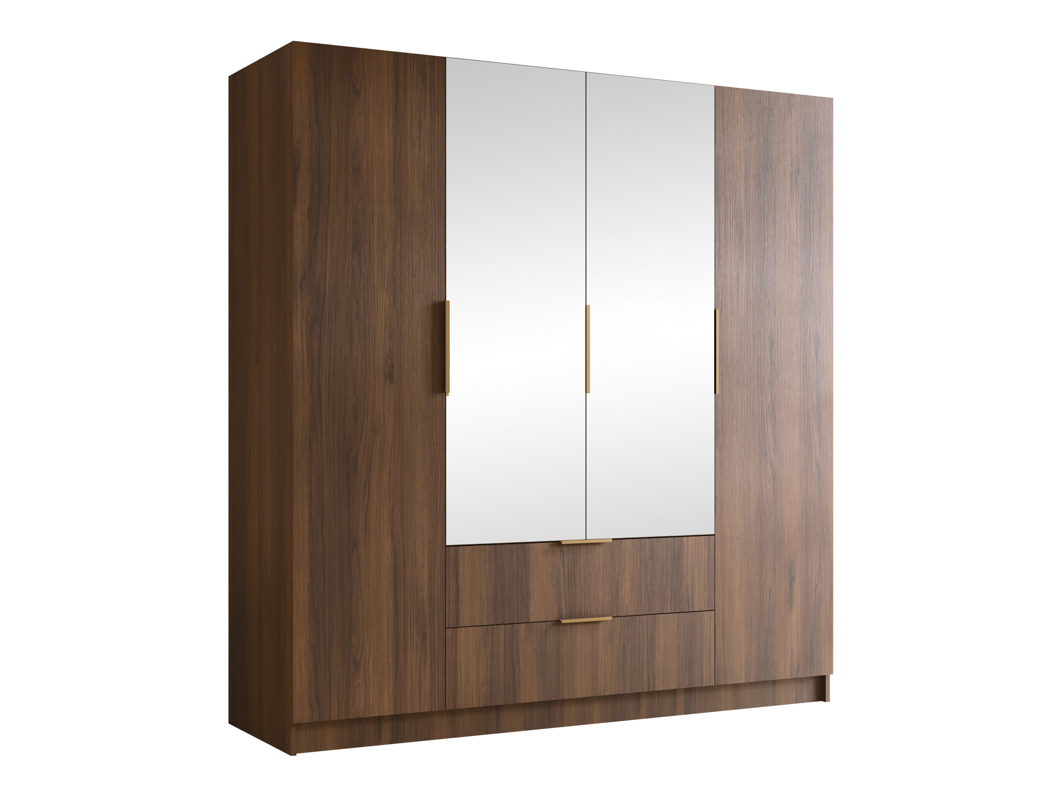 Kledingkast Closico Cadron II (Notenhout)