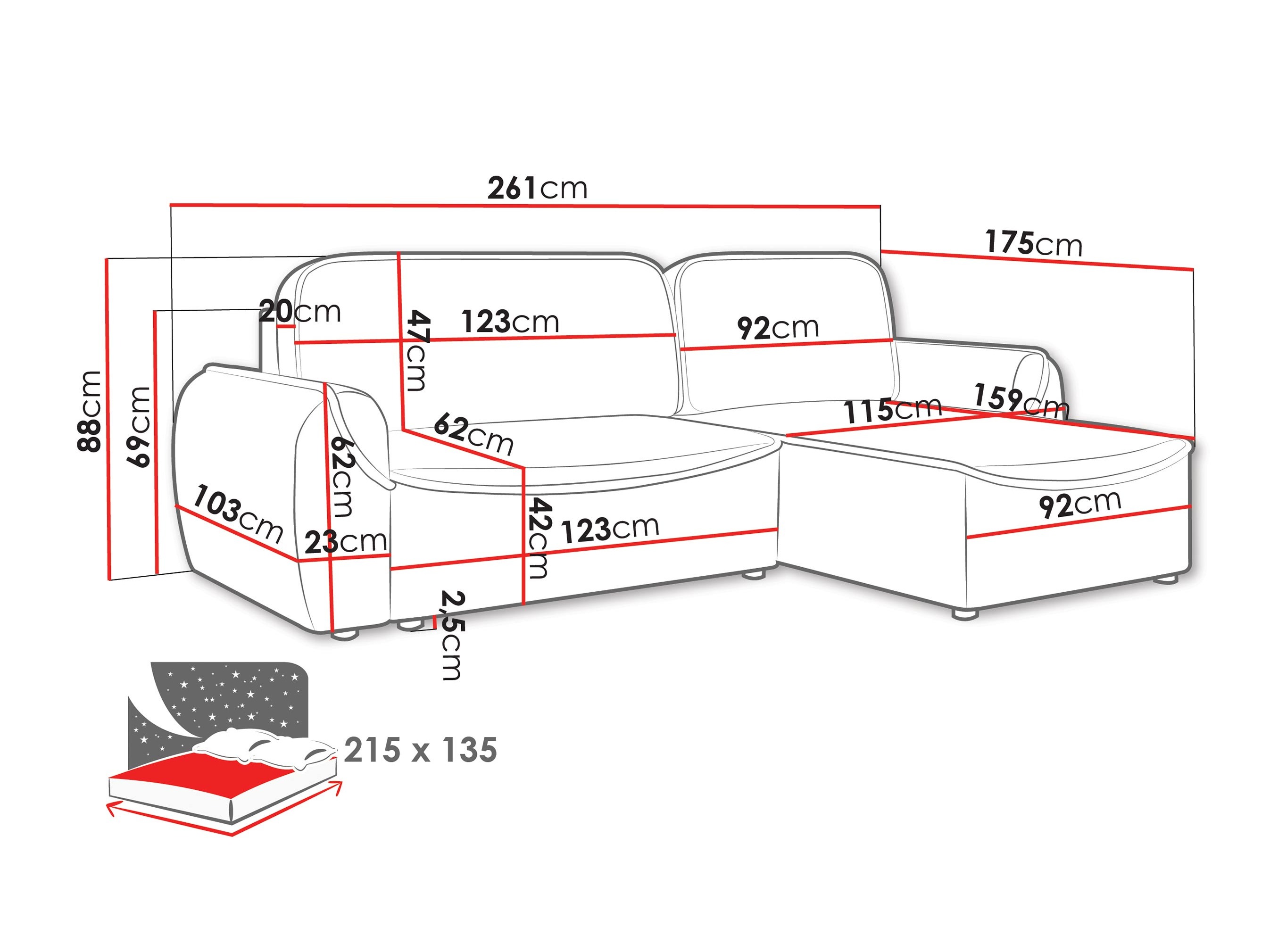 Hoekbank Comfivo 503 (Cruz 79)