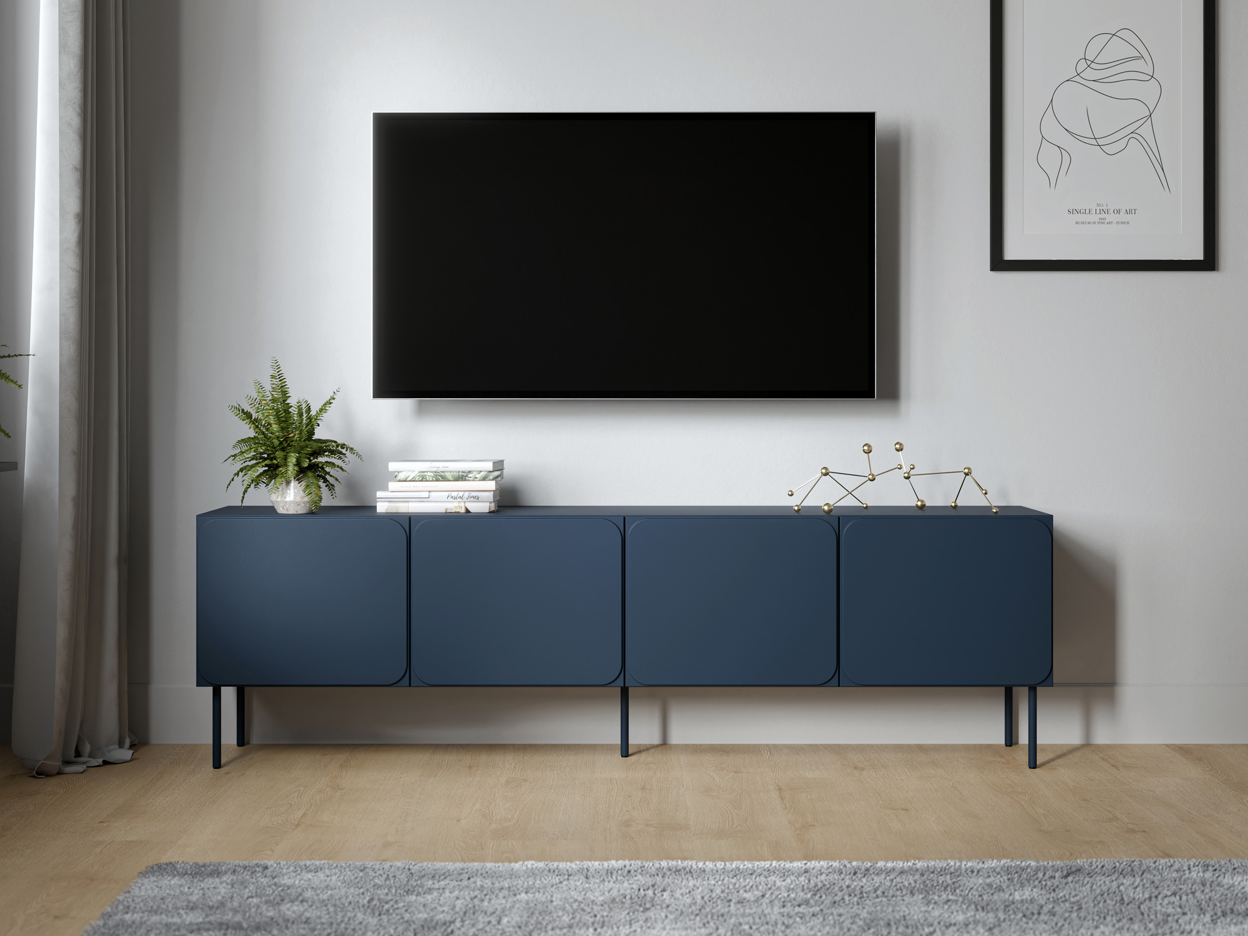 TV-meubel Fentore 101 (Indigo)