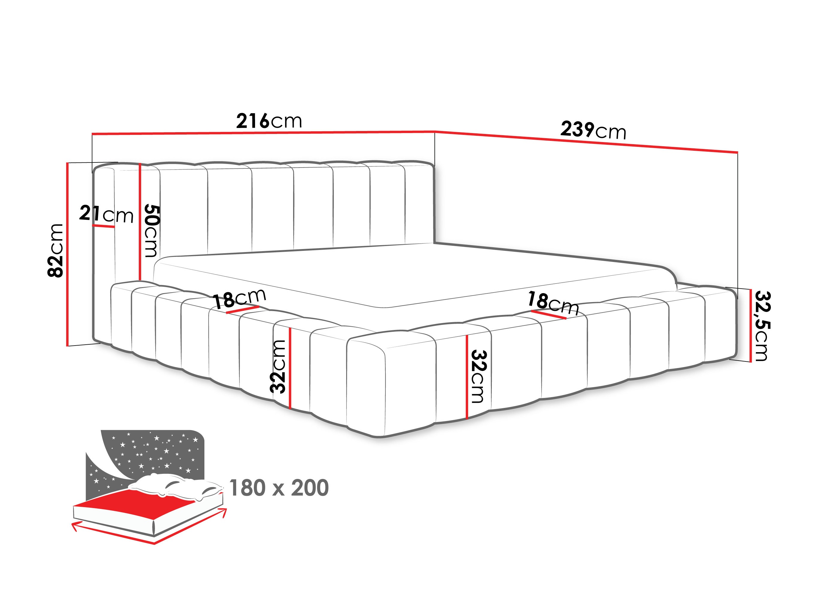 Bed Hesperia 125 (Kronos 29)