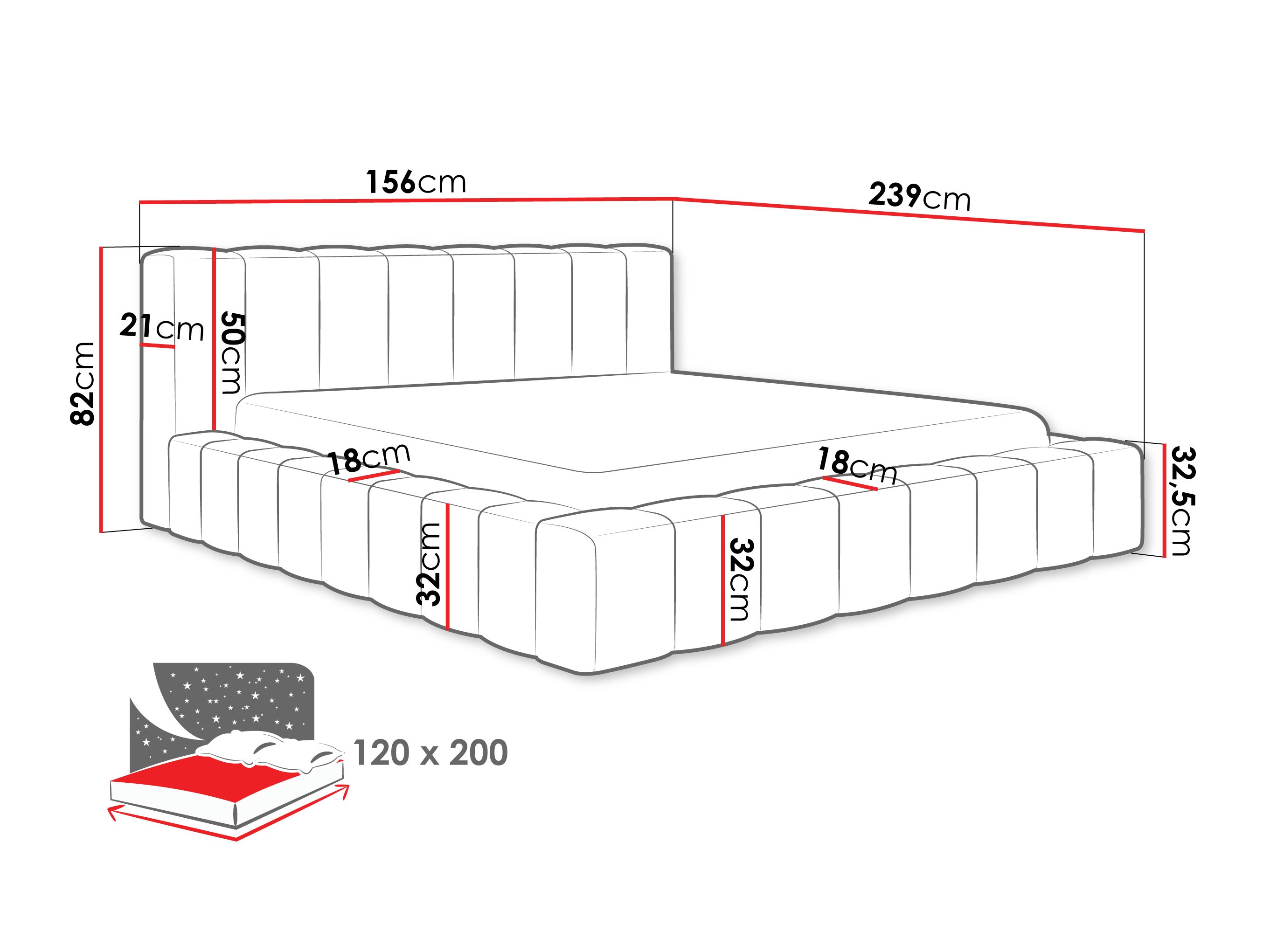 Bed Hesperia 125 (Kronos 35)