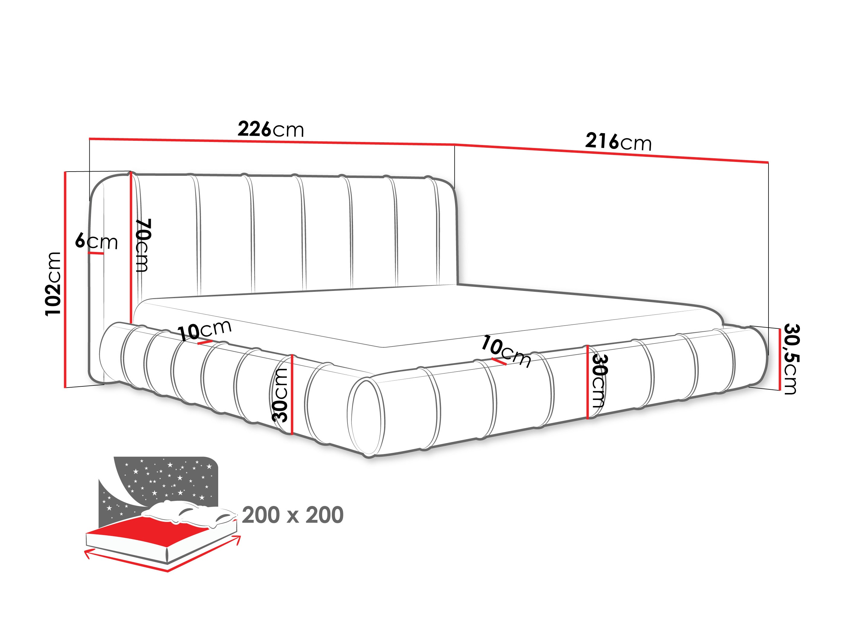 Bed Cucumos (Kronos 22)