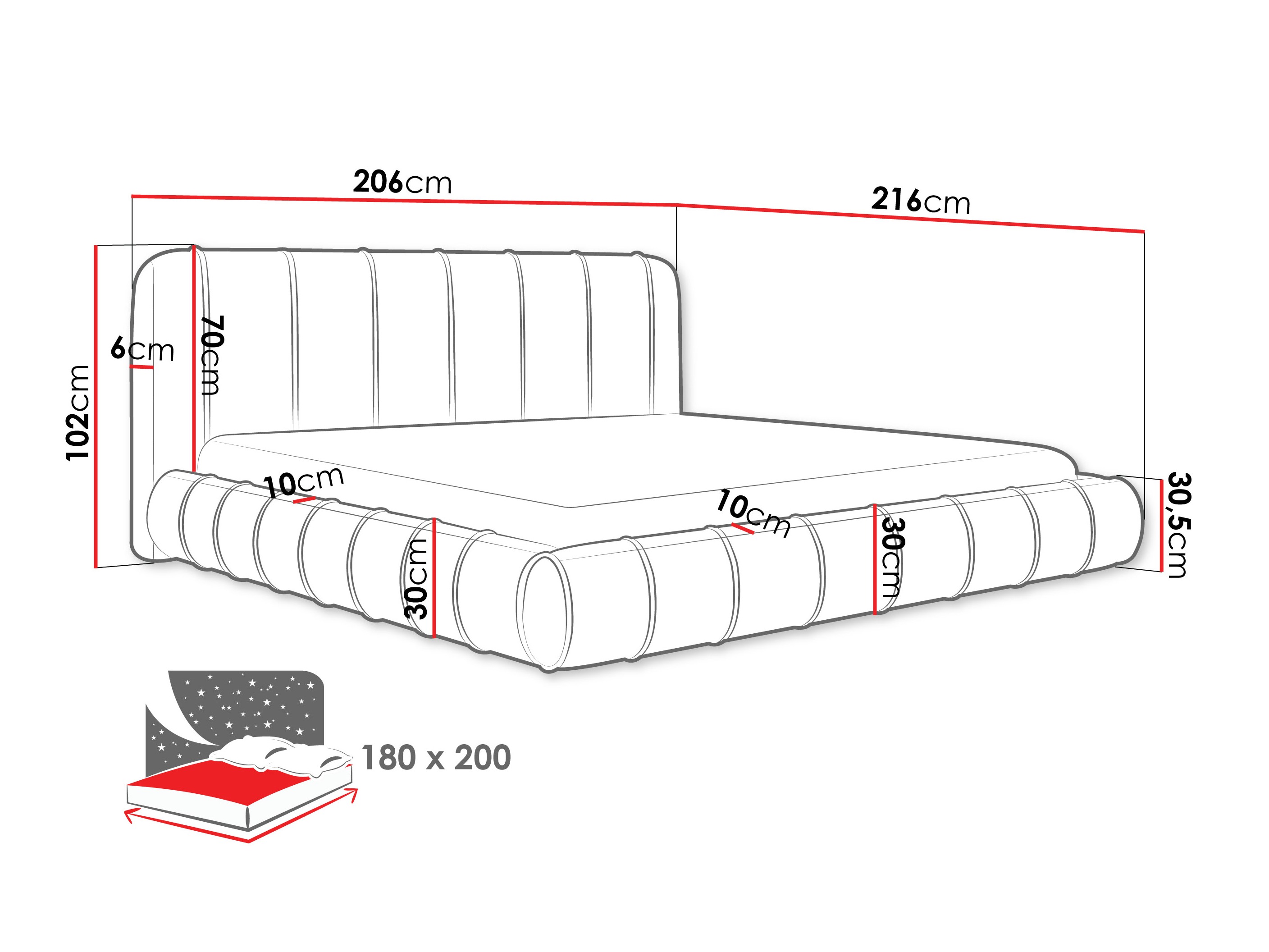 Bed Cucumos (Kronos 38)