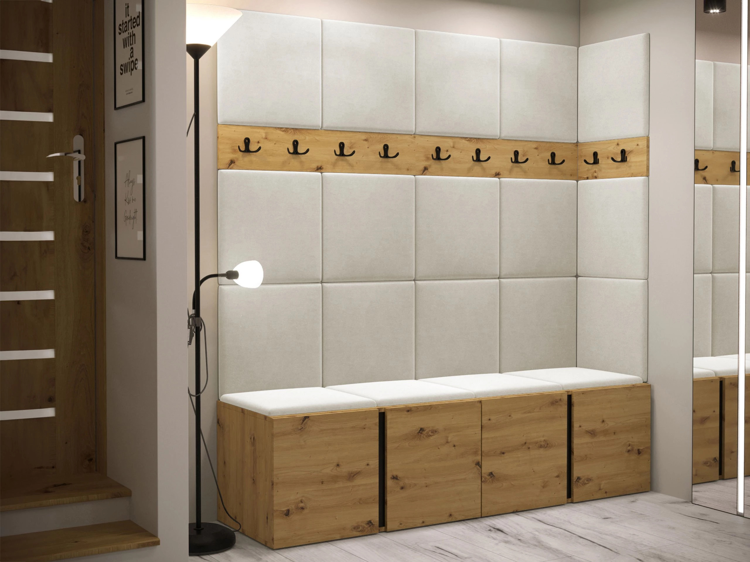 Gangmeubelset Pinis II (Artisan eiken)