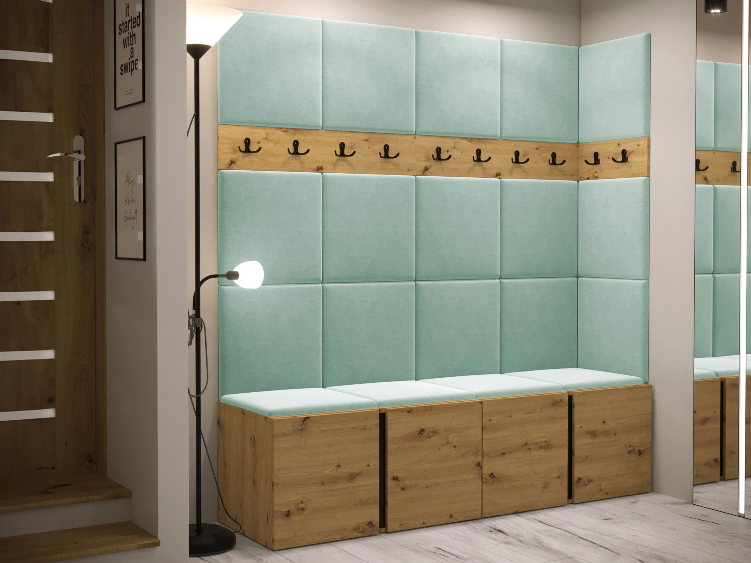 Gangmeubelset Pinis II (Artisan eiken)