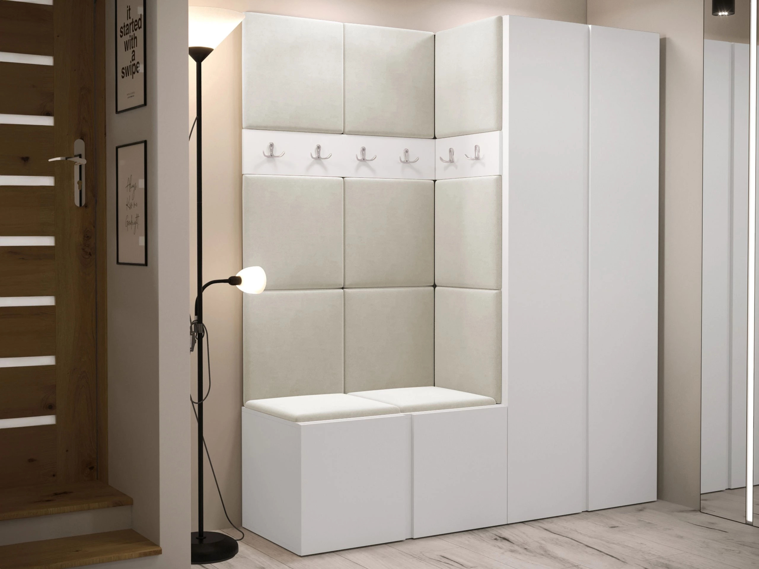 Gangmeubelset Pinis III (Wit)