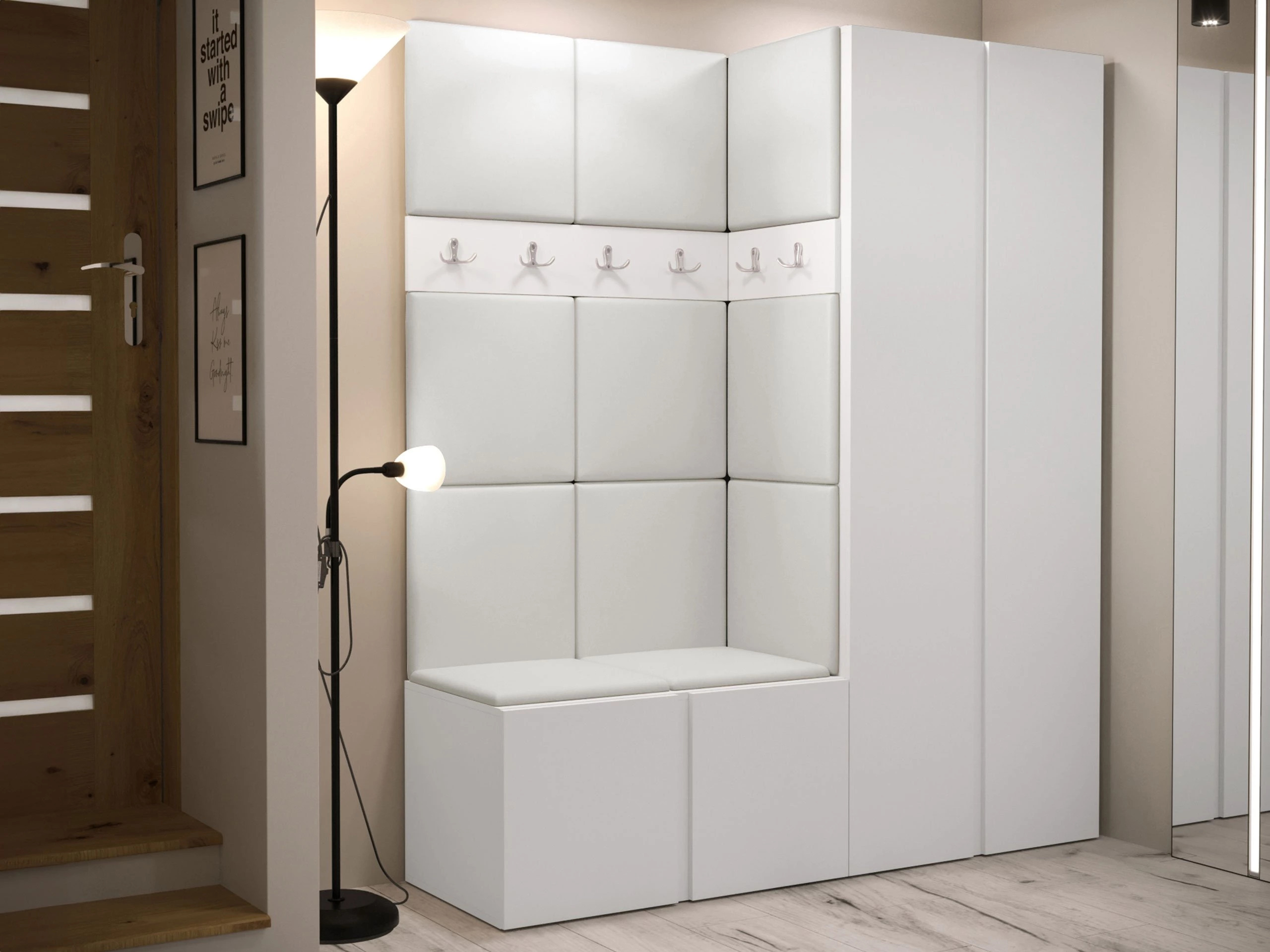 Gangmeubelset Pinis III (Wit)