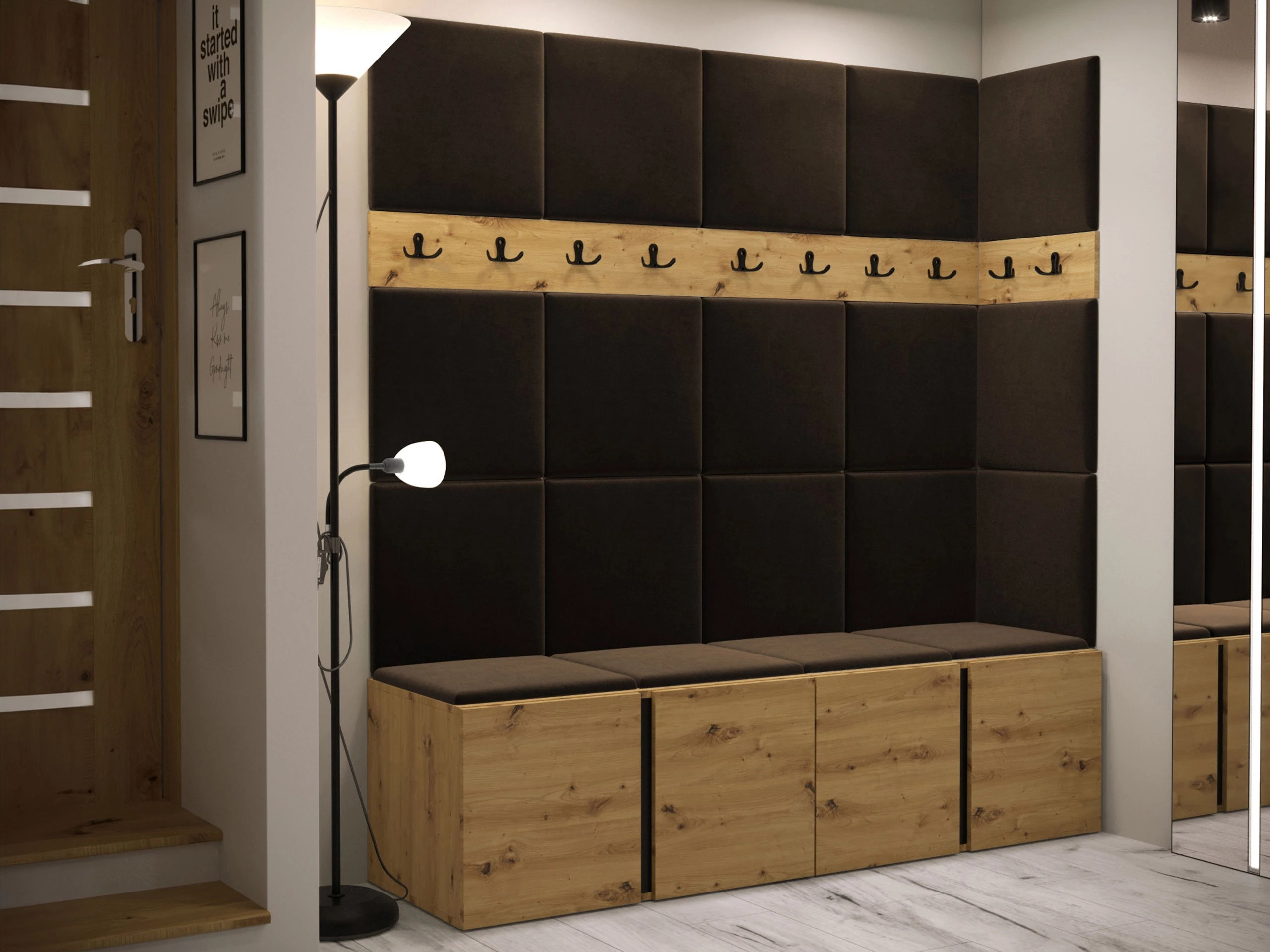 Gangmeubelset Pinis II (Artisan eiken)