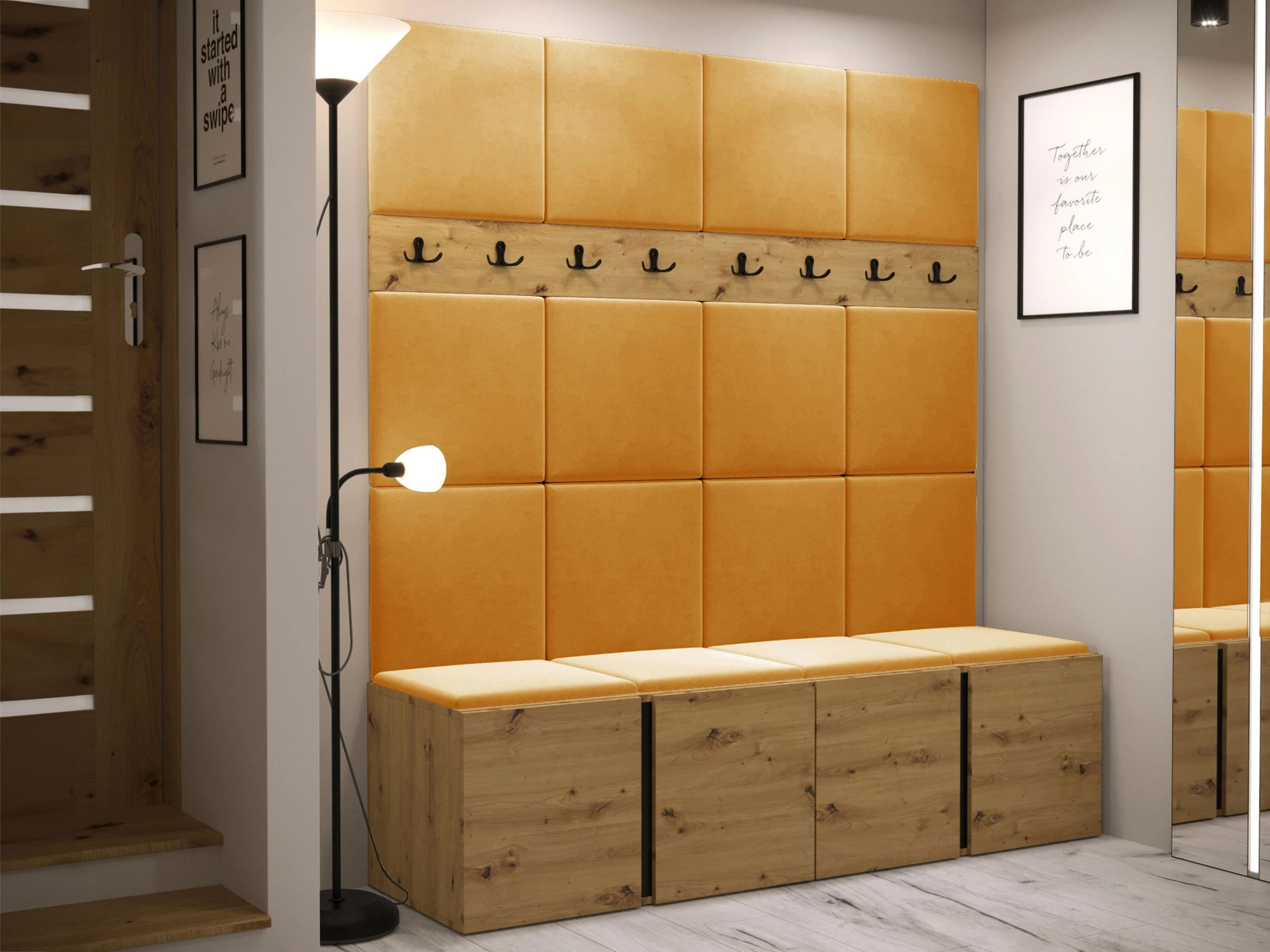 Gangmeubelset Pinis V (Artisan eiken)