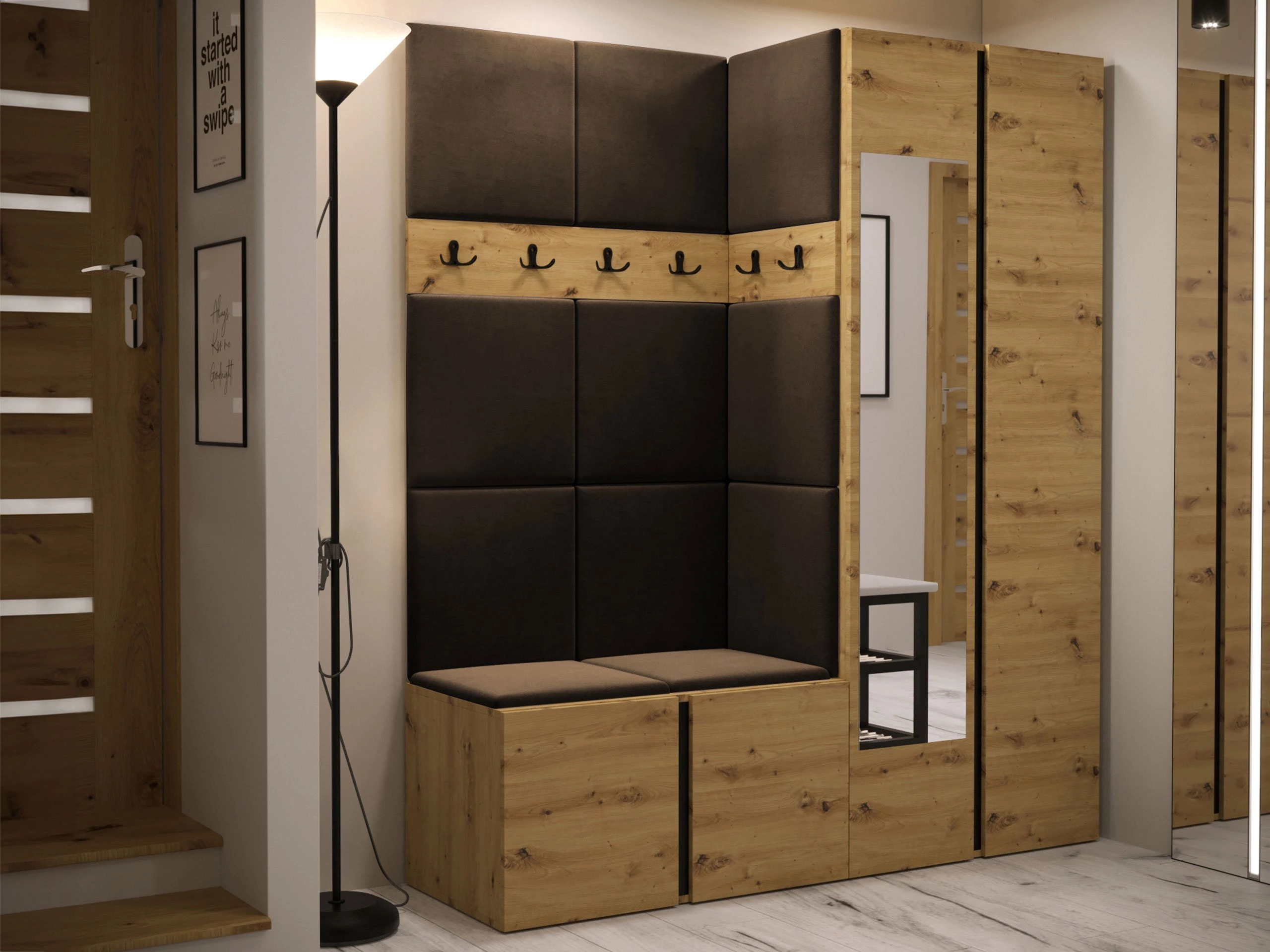 Gangmeubelset Pinis X (Artisan eiken)