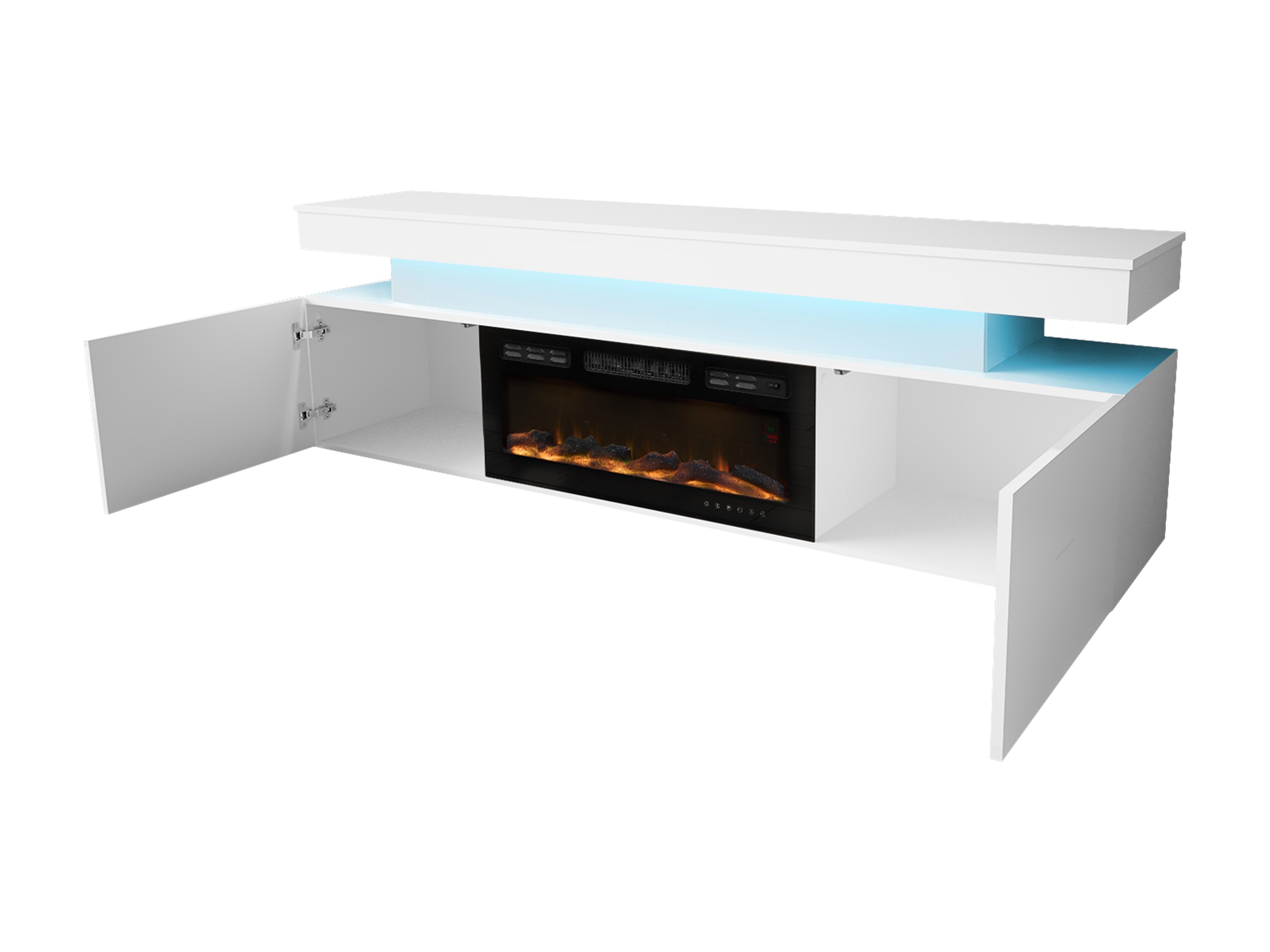 Woonkamerset Monfero I (Wit + Glanzend wit)